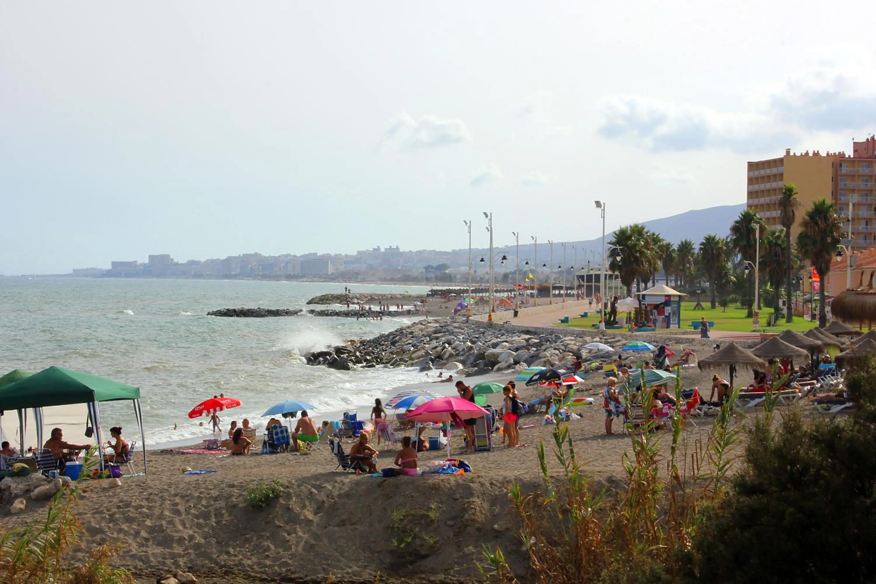 Beach in Hotel Malaga Picasso