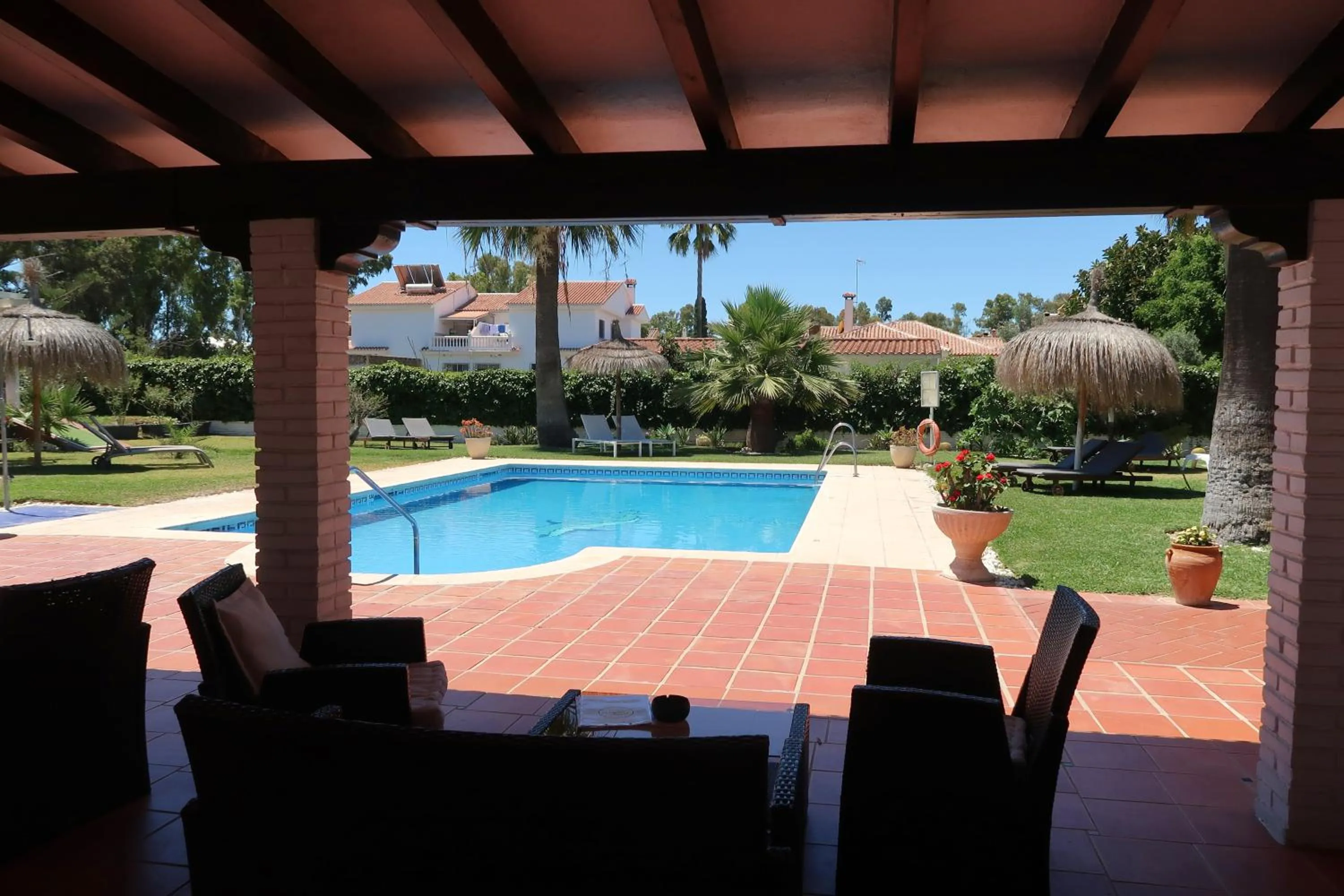 Communal lounge/ TV room in Hotel Malaga Picasso