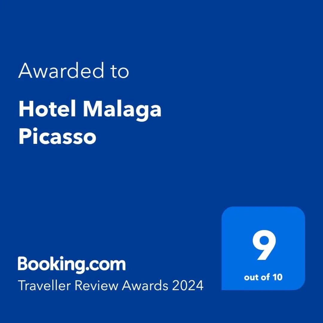 Certificate/Award in Hotel Malaga Picasso