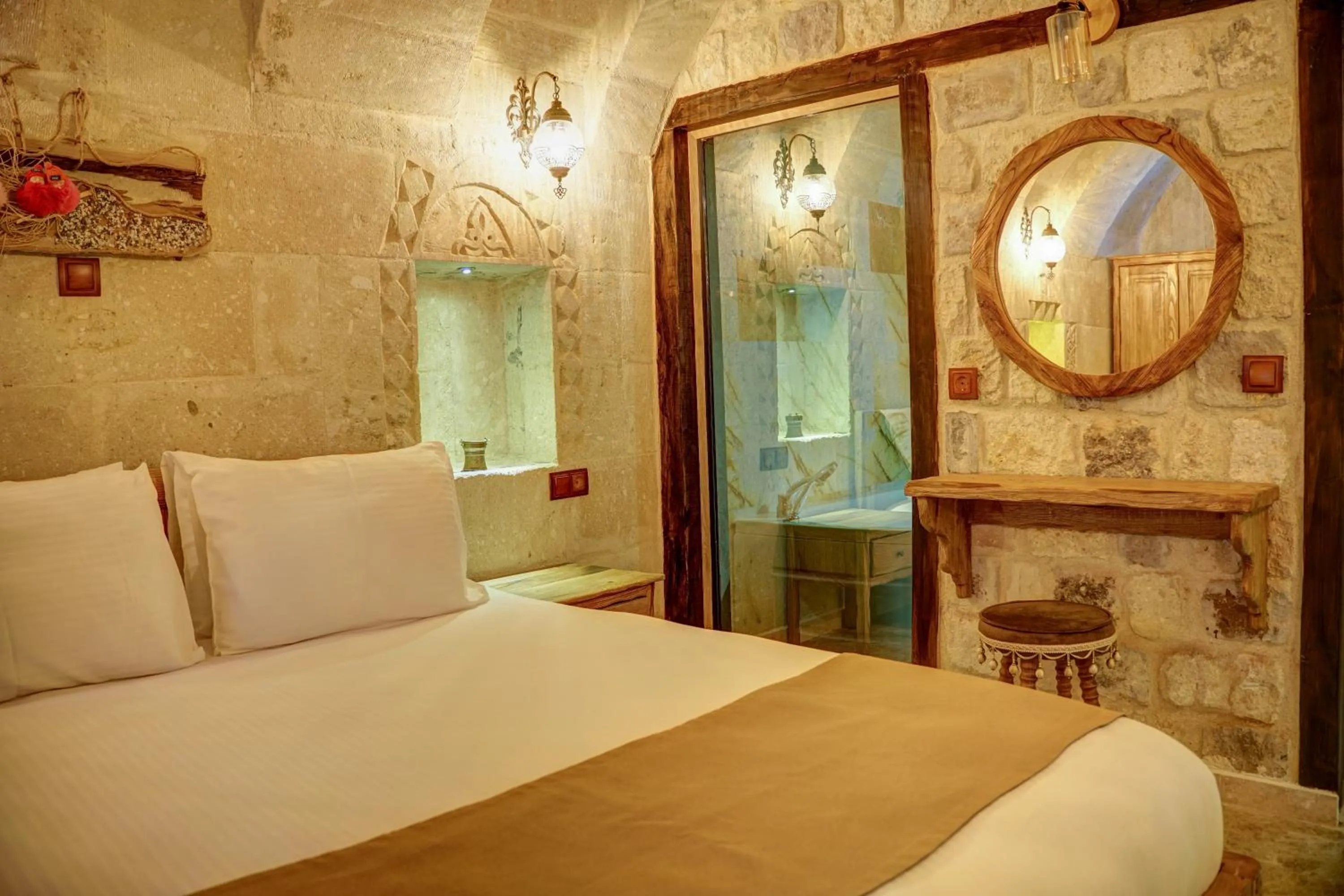 Bed in The Calypso Cave