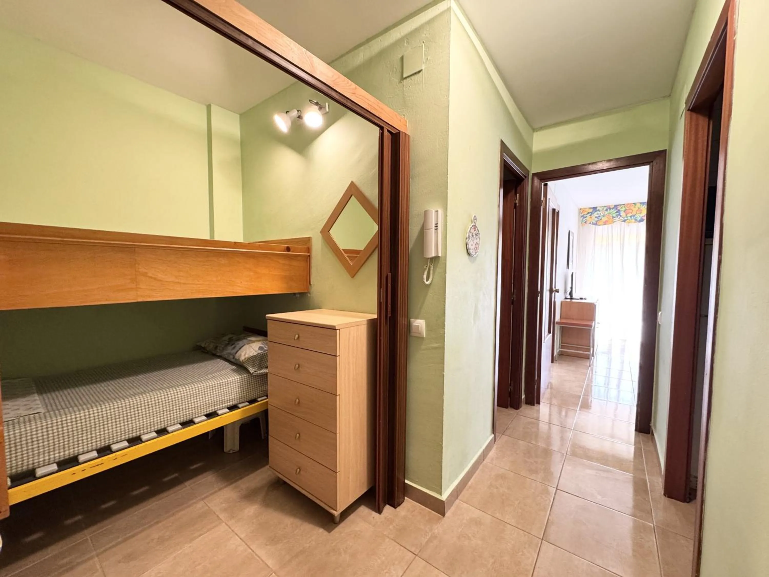 Bed in Apartsalou Penedes