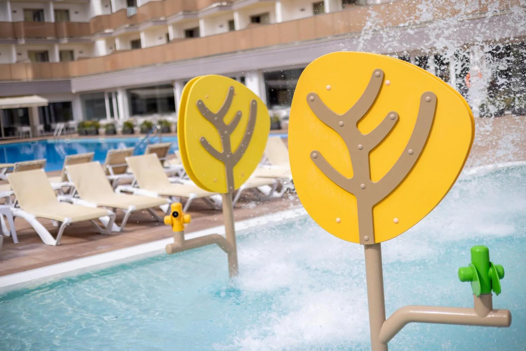 Children play ground in htop Royal Beach