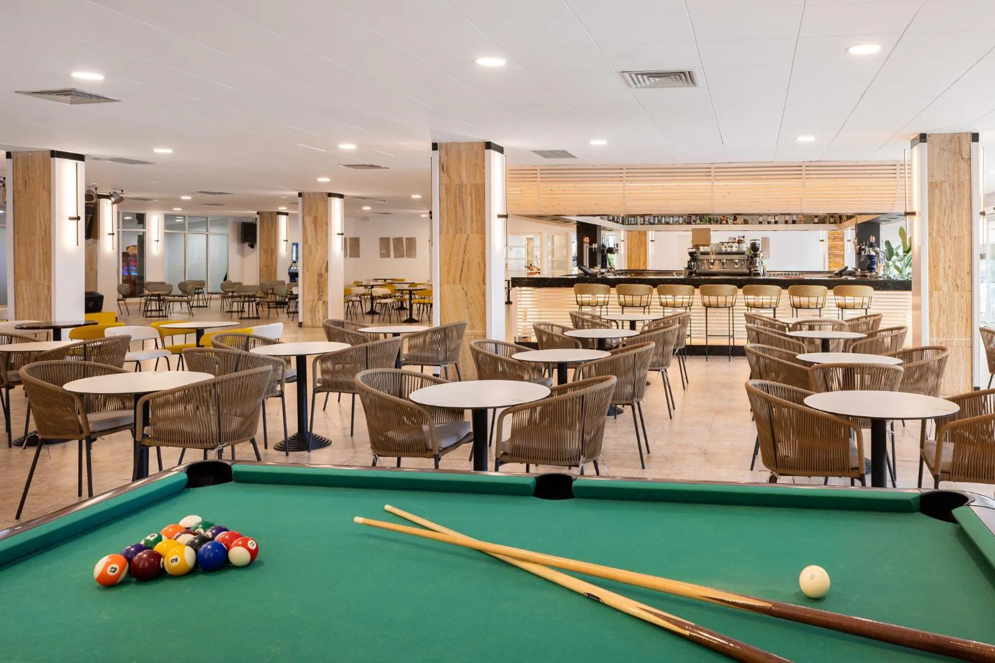 Property building, Billiards in htop Royal Beach