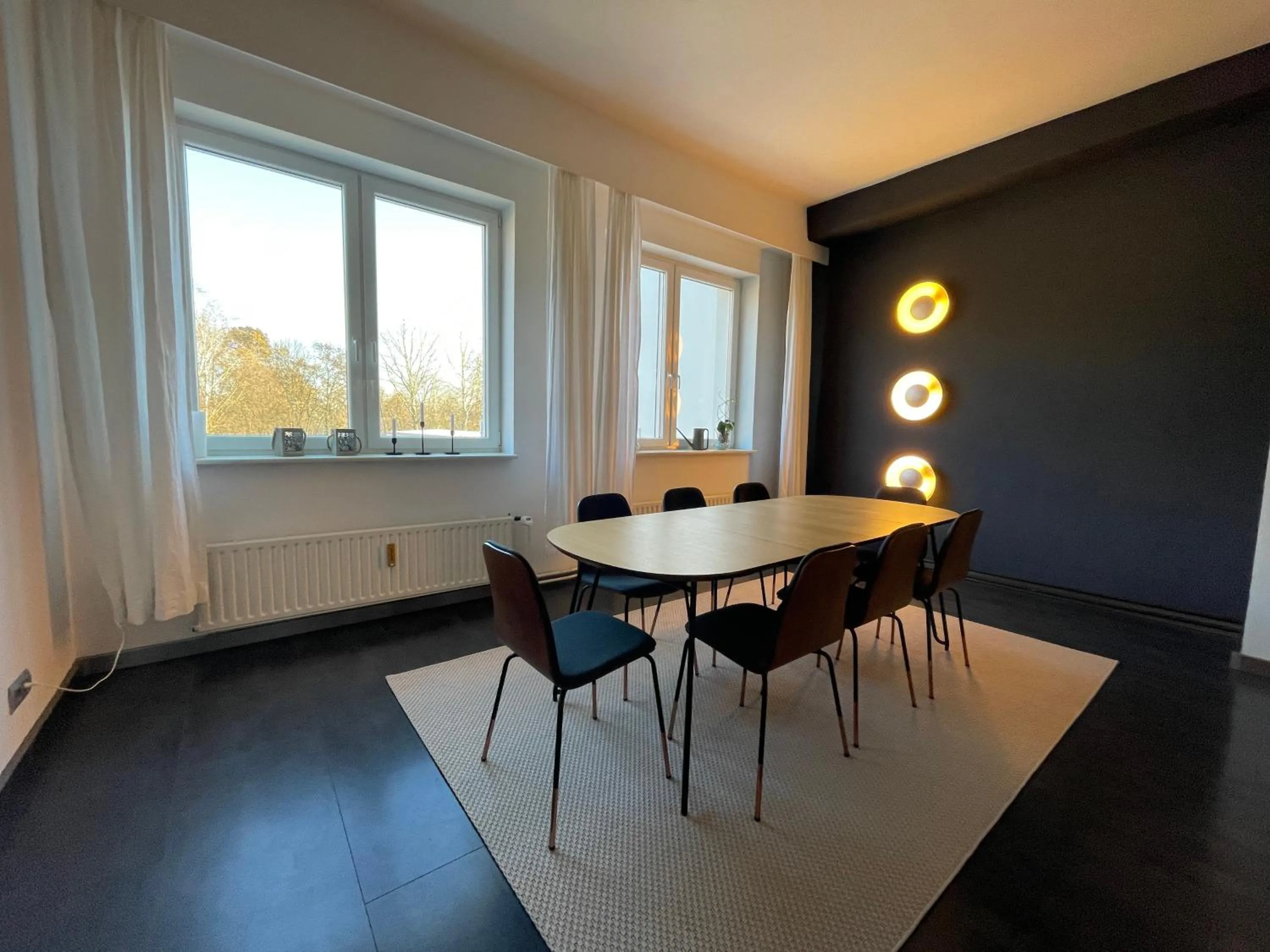 Living room in TruRetreats Design Loft für 8 Personen I Riesige Küche I eCharger I 65z SmartTV I 150qm