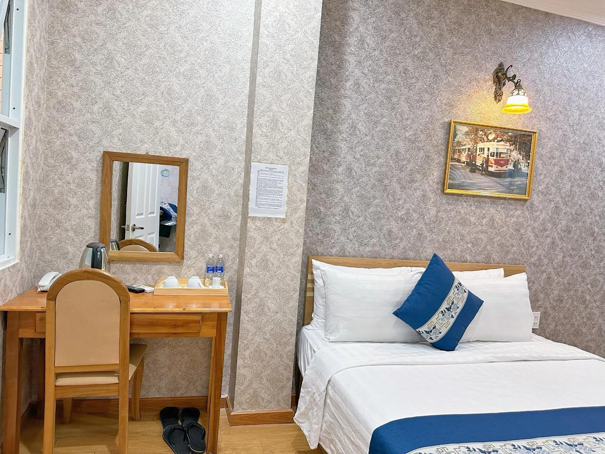 Property building, Bed in Tra My Hotel - SaiGon Center