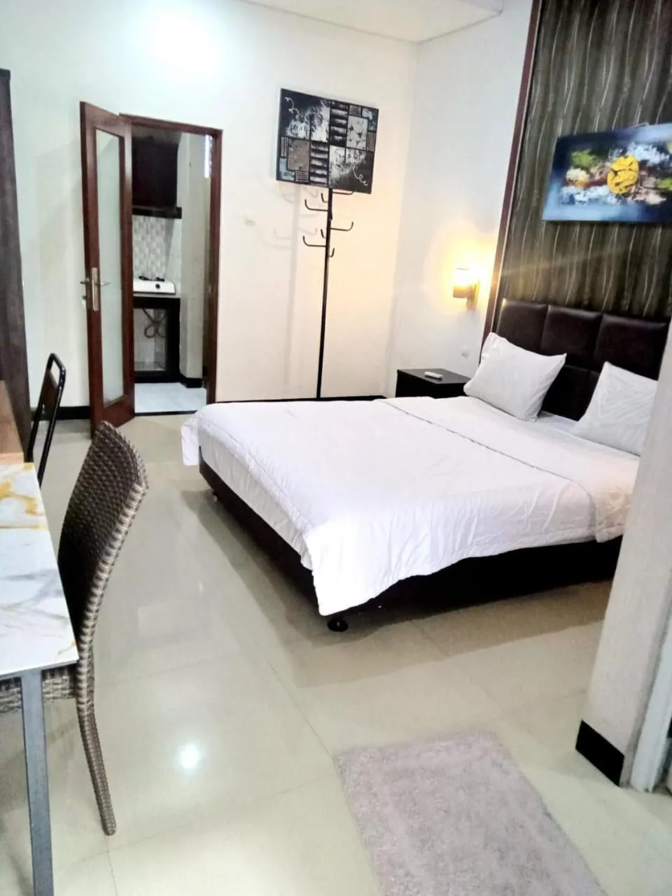 Bedroom, Bed in NEW KUBU DI BUKIT private kitchen near beach and 10 minute to airpot