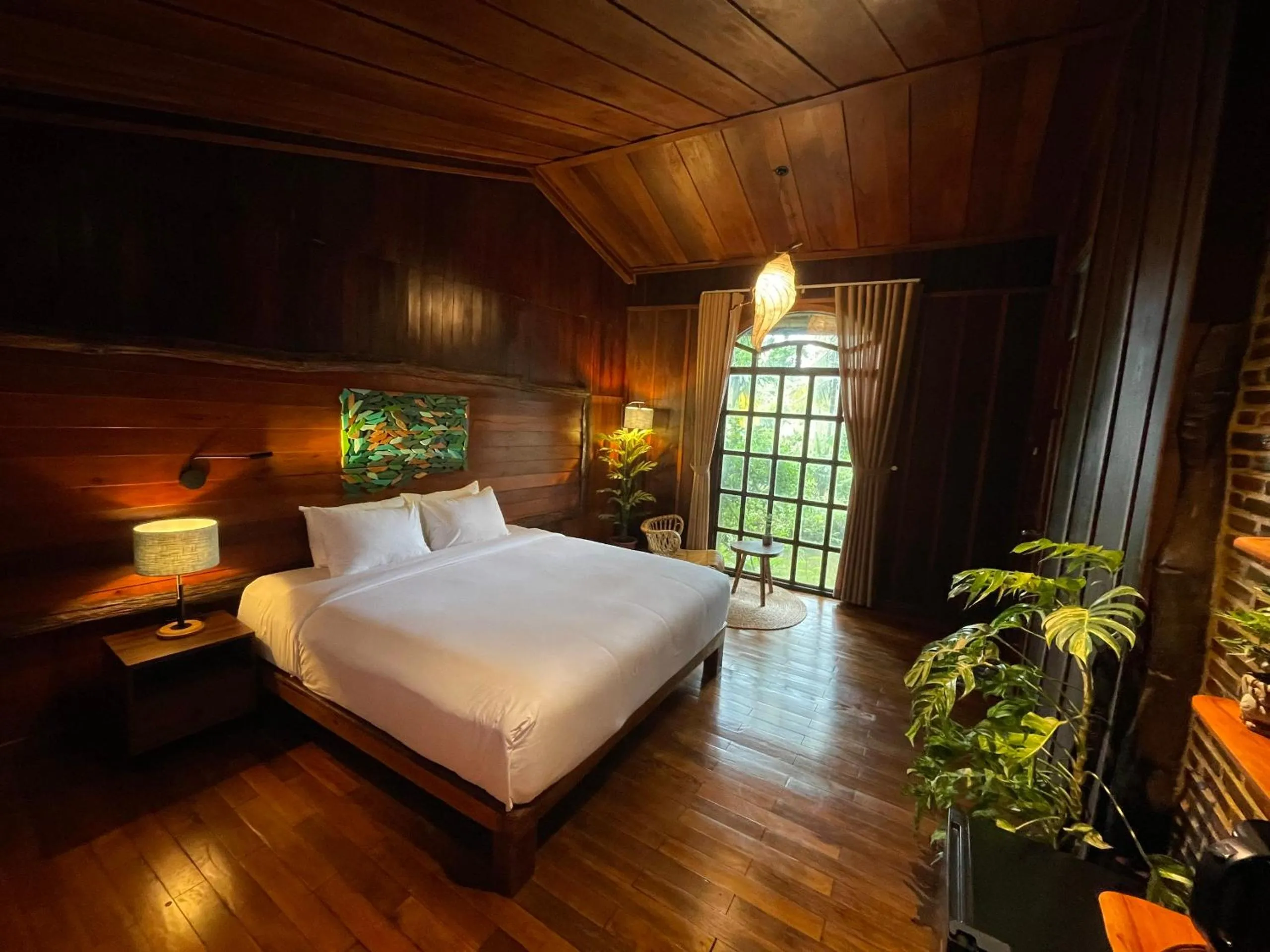 Bed in Vamxang Rustic Home