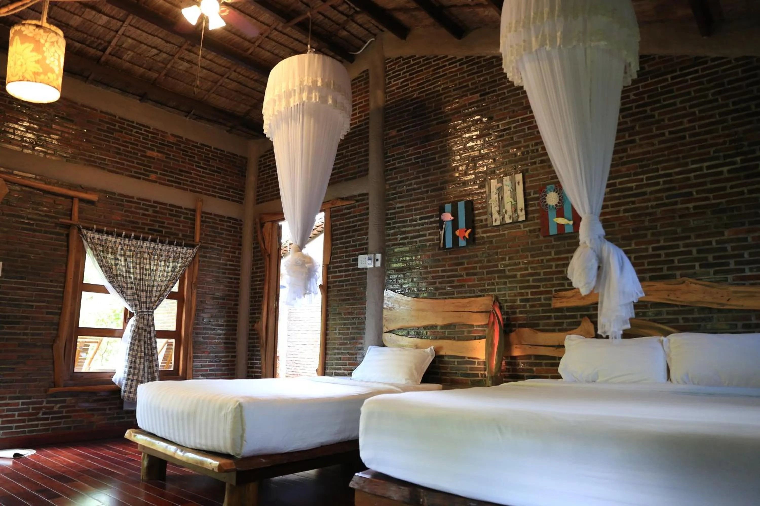 Bed in Vamxang Rustic Home