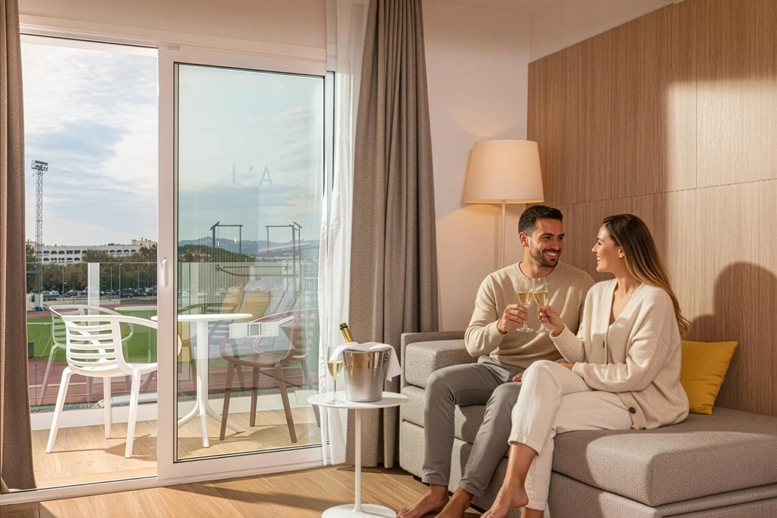 People in L'Azure Hotel 4* Sup