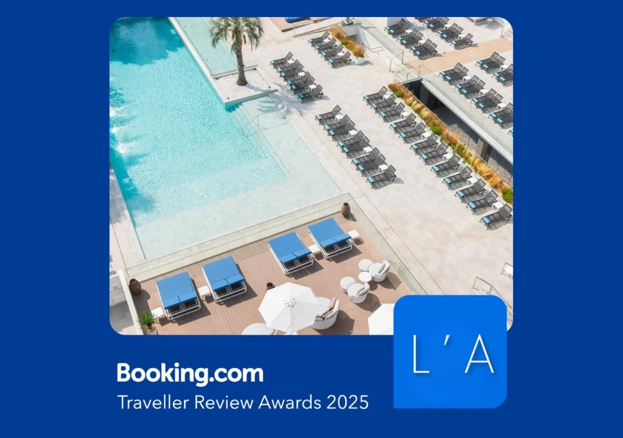 Swimming pool in L'Azure Hotel 4* Sup