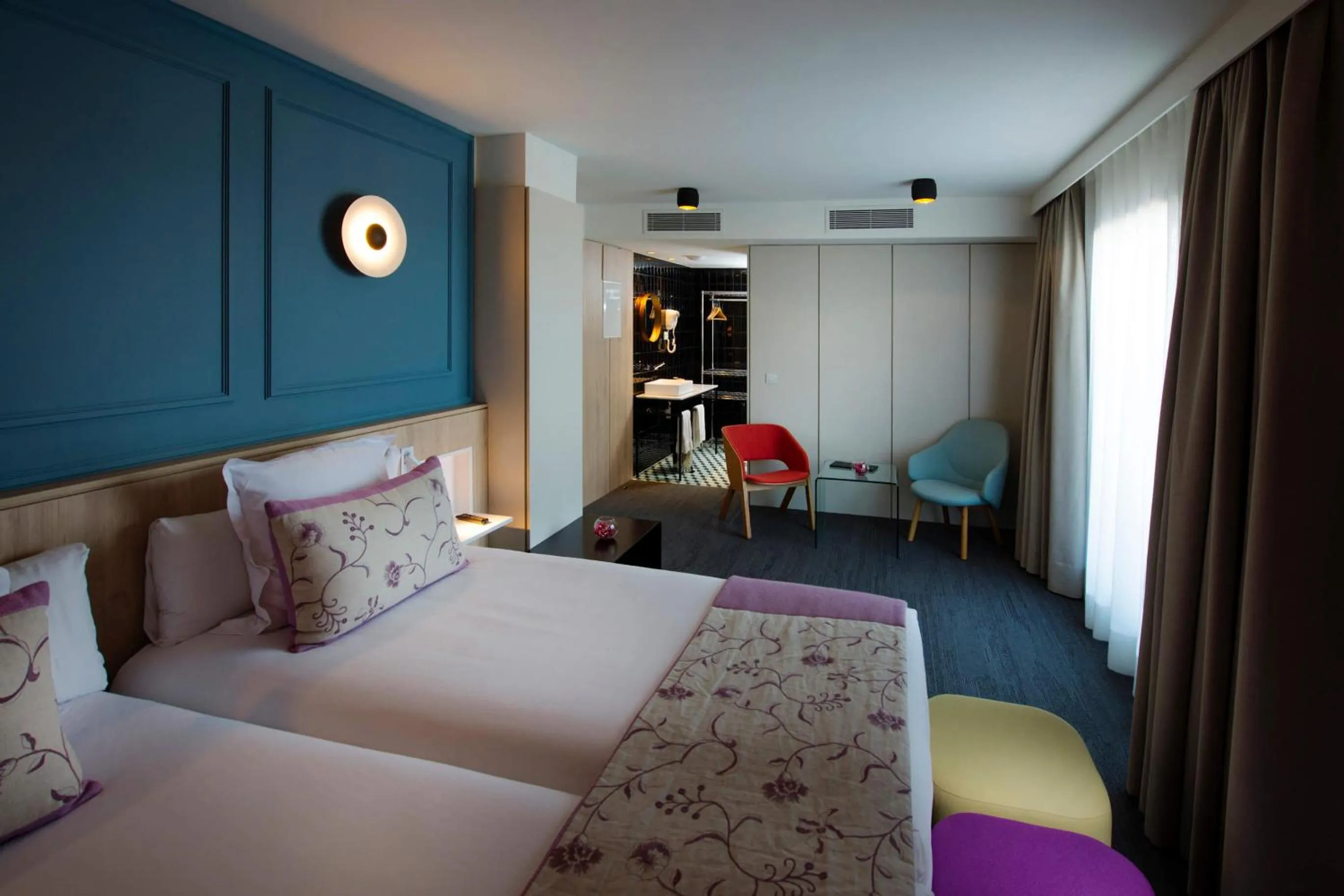 Bed in Hotel Mirador de Chamartín