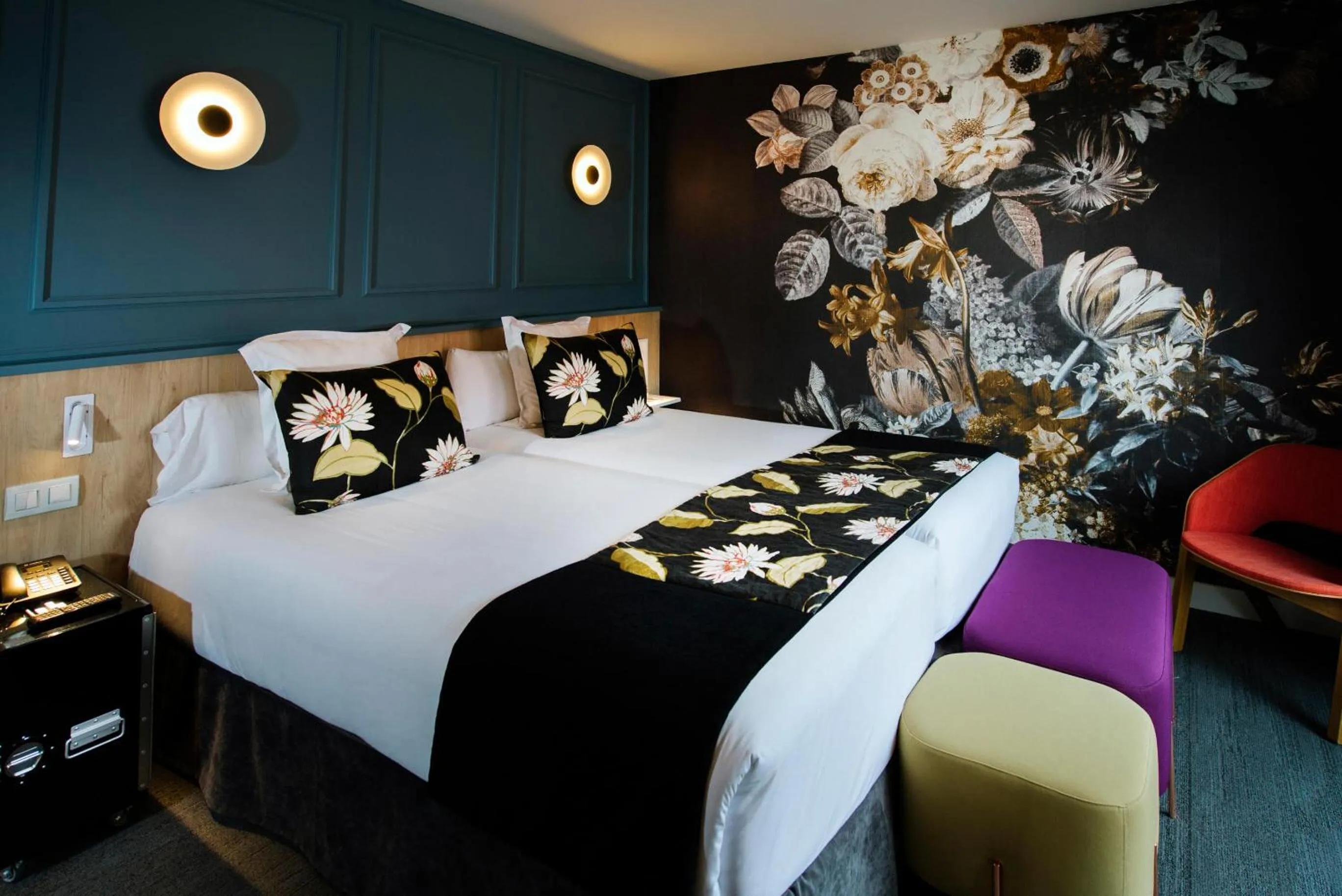 Bed in Hotel Mirador de Chamartín