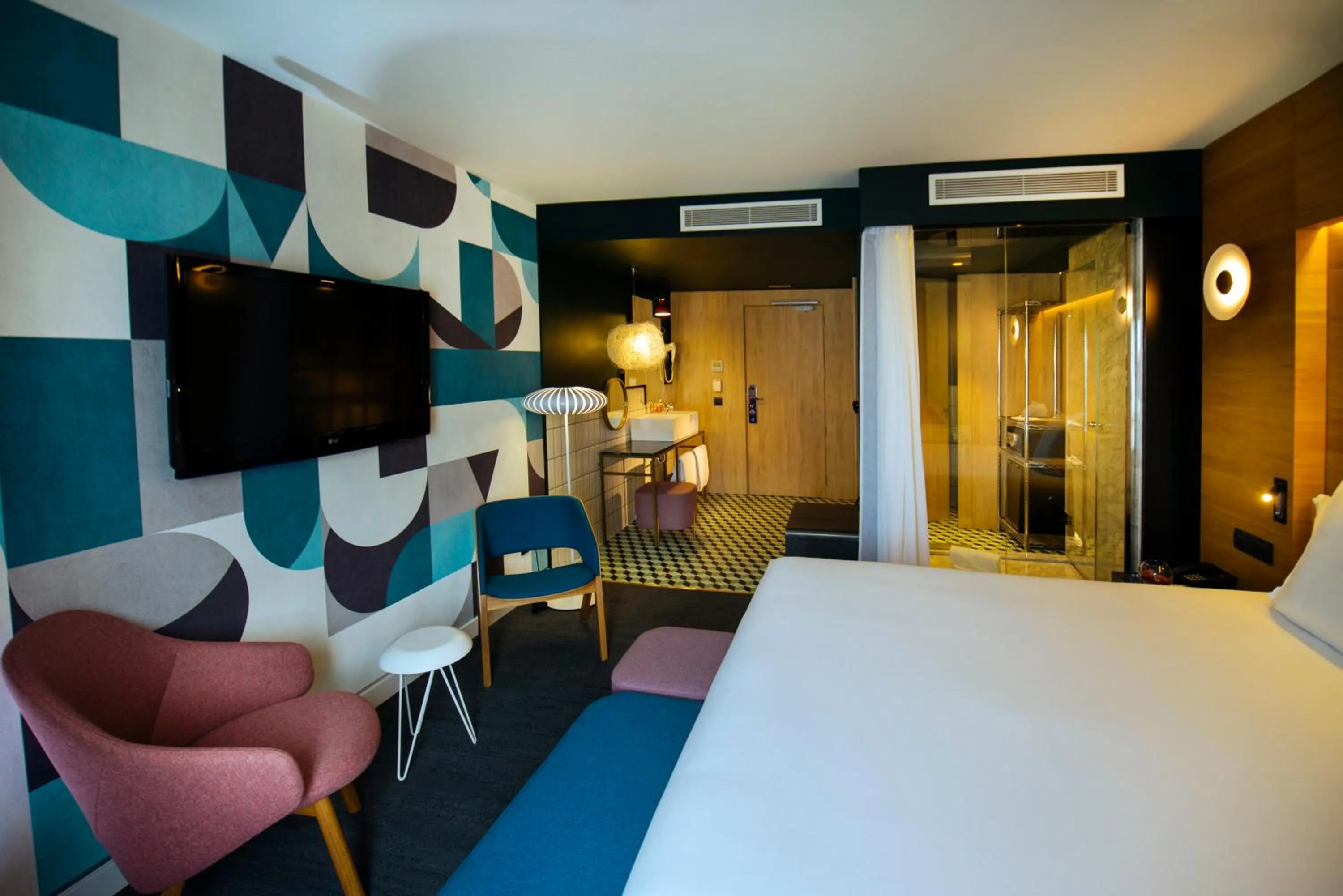 Bed in Hotel Mirador de Chamartín