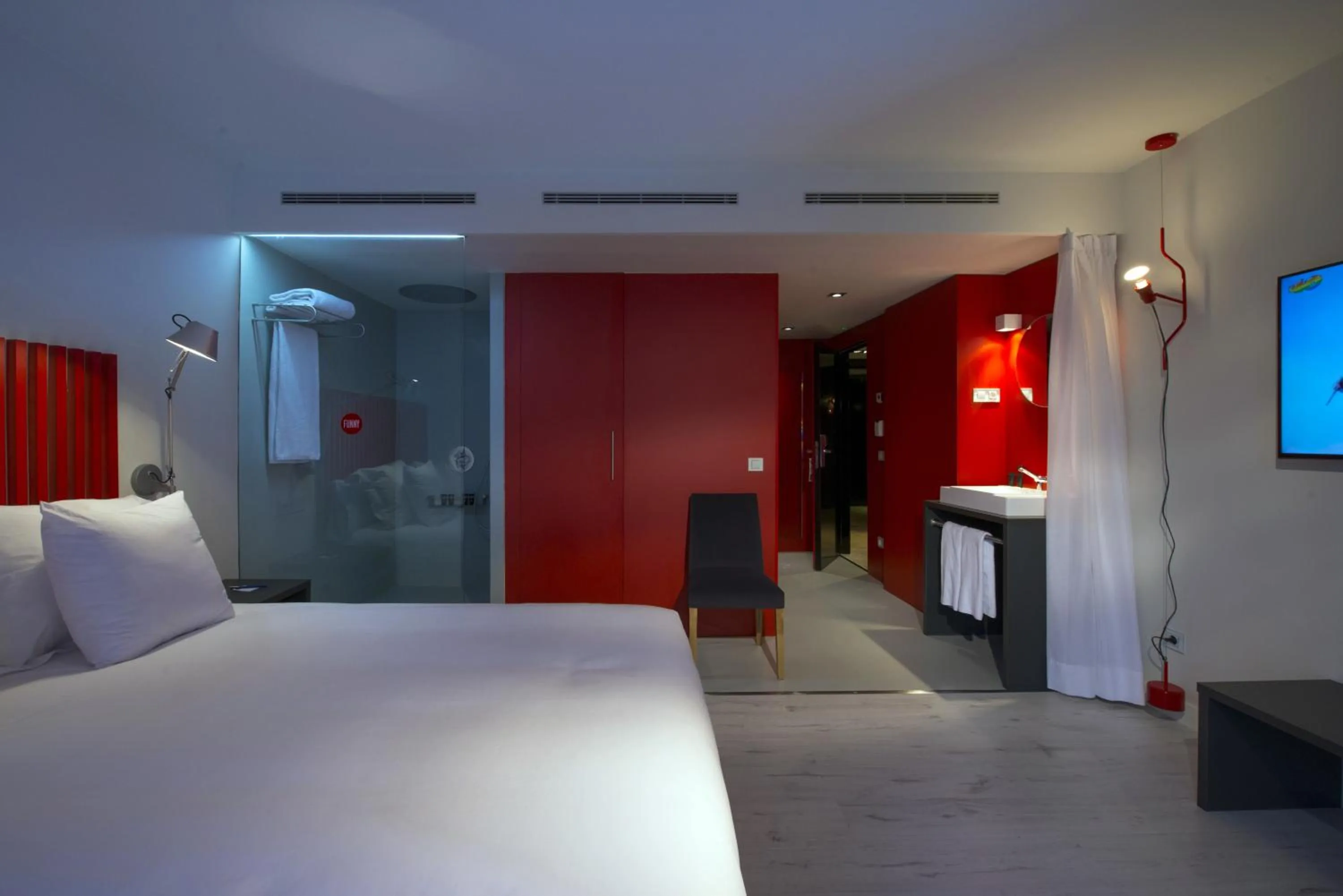 Bed in Hotel Mirador de Chamartín