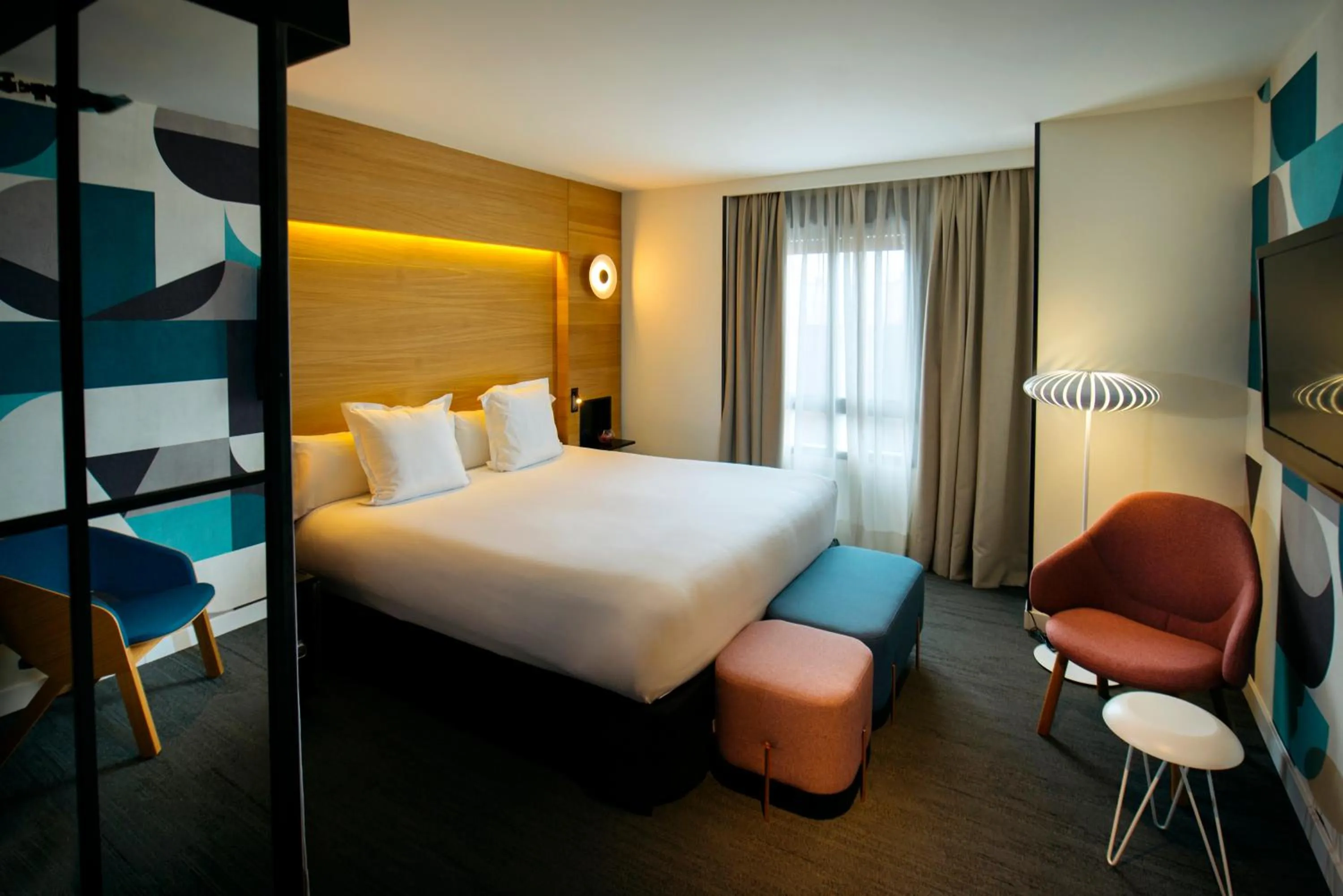 Bed in Hotel Mirador de Chamartín