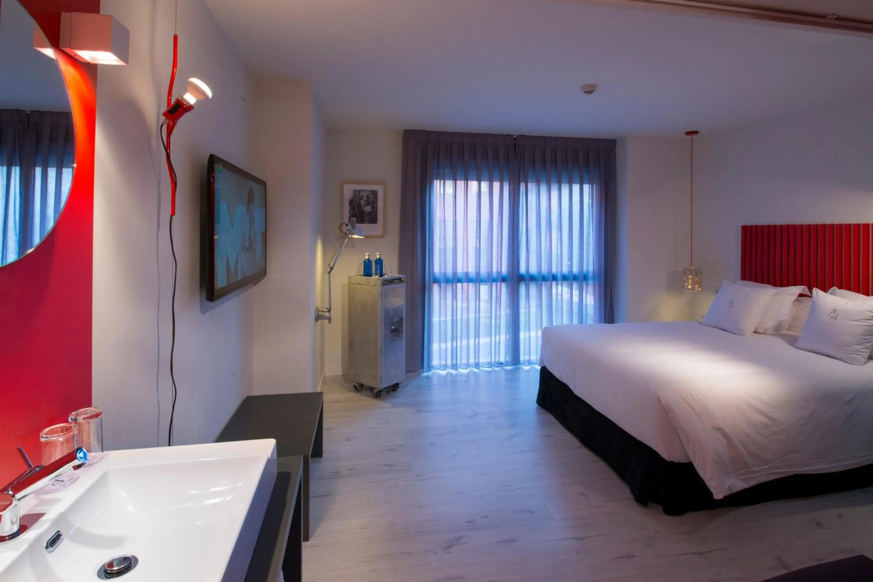 Bed in Hotel Mirador de Chamartín