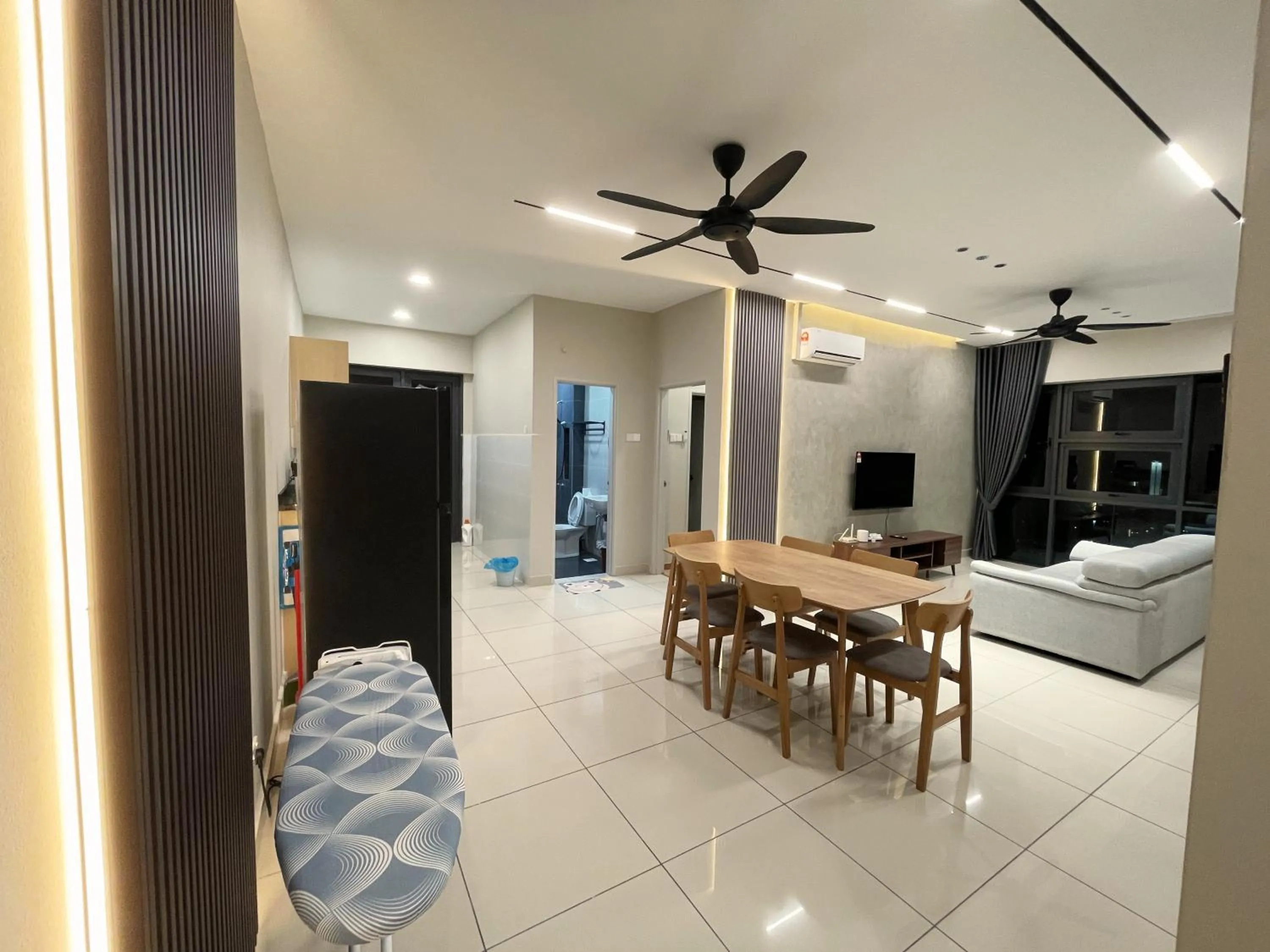 Communal lounge/ TV room in Pacific Tower Petaling Jaya Near Jaya One, University Malaya, Columbia Hospital By My Homez