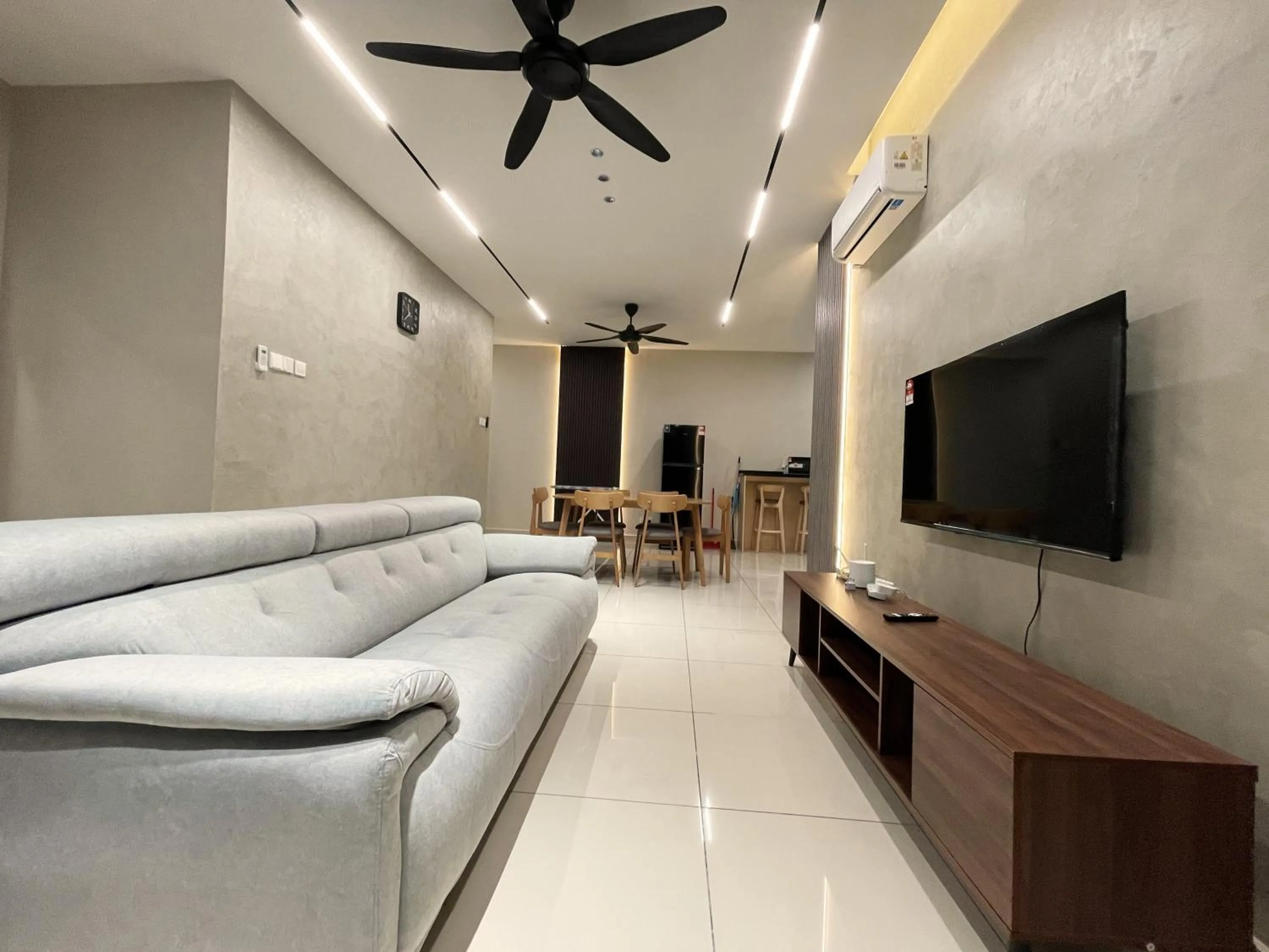 Communal lounge/ TV room in Pacific Tower Petaling Jaya Near Jaya One, University Malaya, Columbia Hospital By My Homez