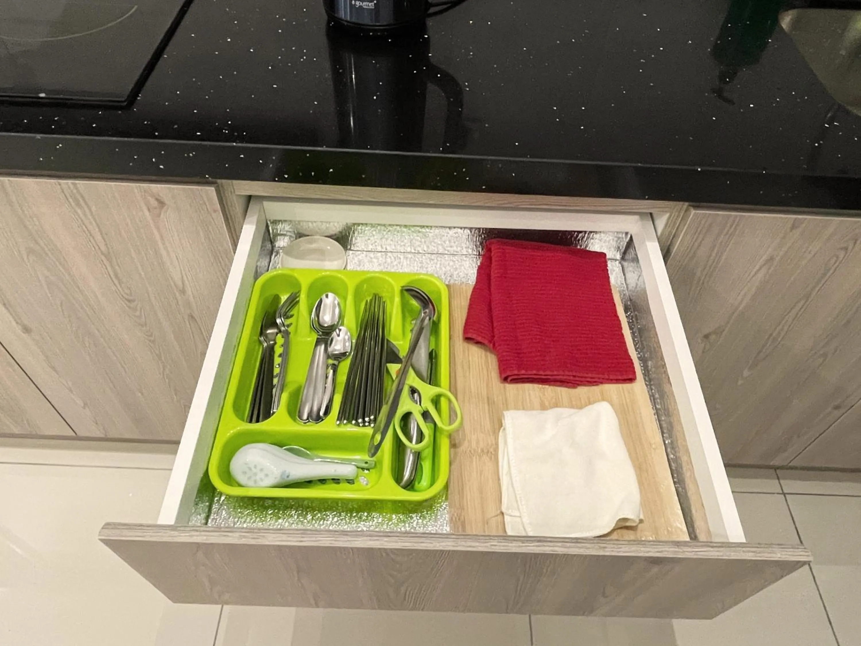 Kitchen or kitchenette in Pacific Tower Petaling Jaya Near Jaya One, University Malaya, Columbia Hospital By My Homez