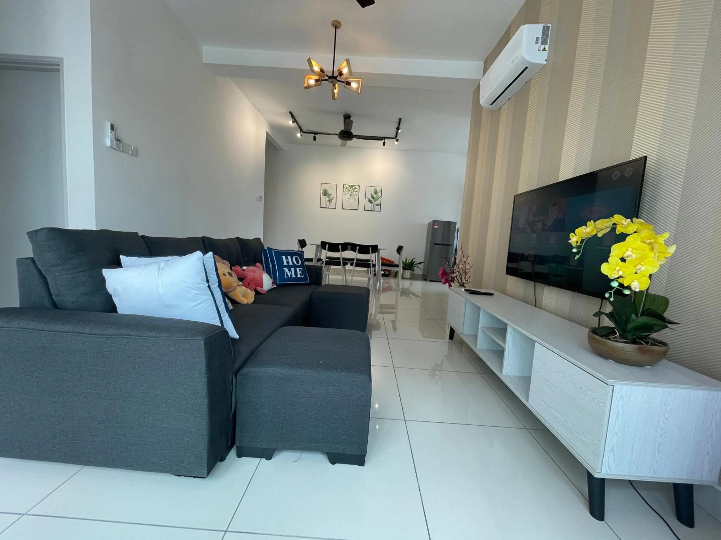 Communal lounge/ TV room in Pacific Tower Petaling Jaya Near Jaya One, University Malaya, Columbia Hospital By My Homez