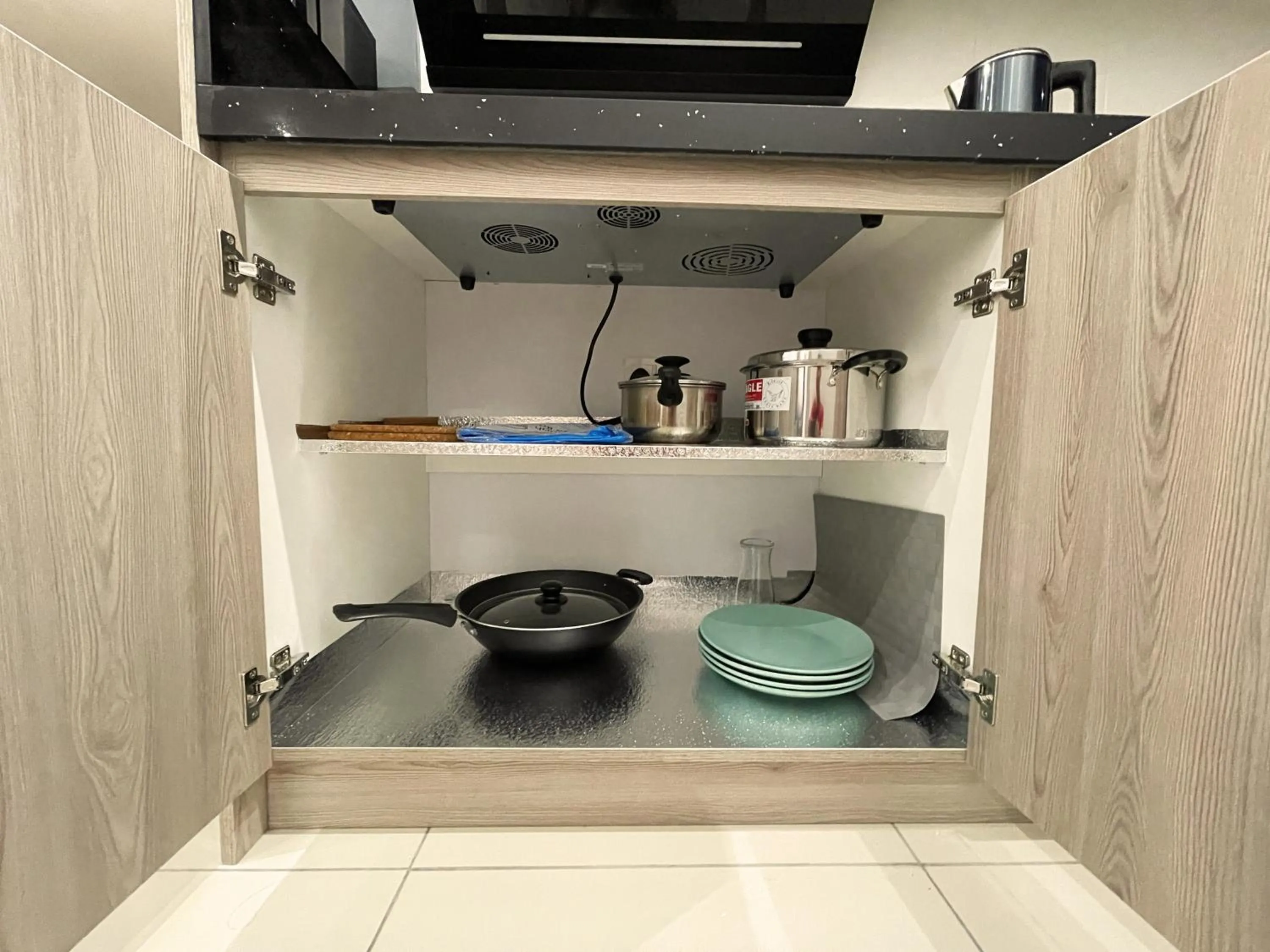 Kitchen or kitchenette in Pacific Tower Petaling Jaya Near Jaya One, University Malaya, Columbia Hospital By My Homez