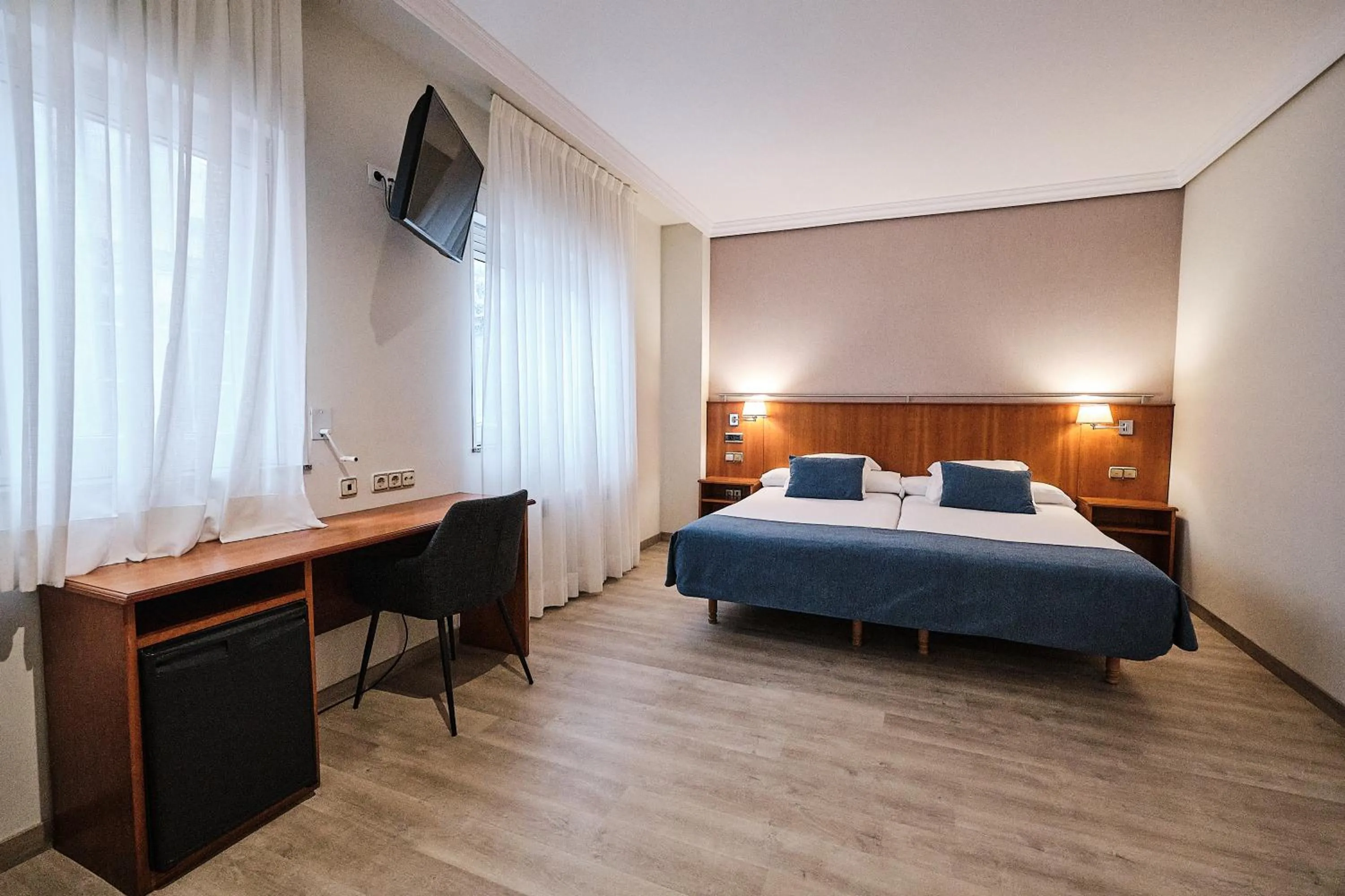 Bed in Hotel Ciudad de Compostela