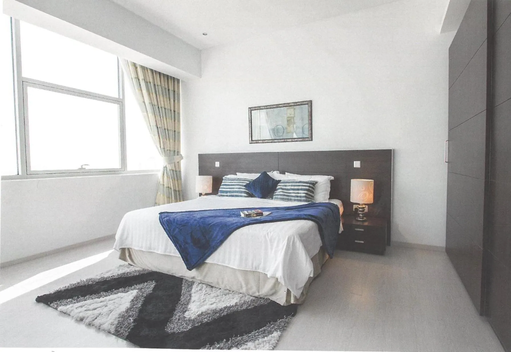 Bed in Butterfly Residence