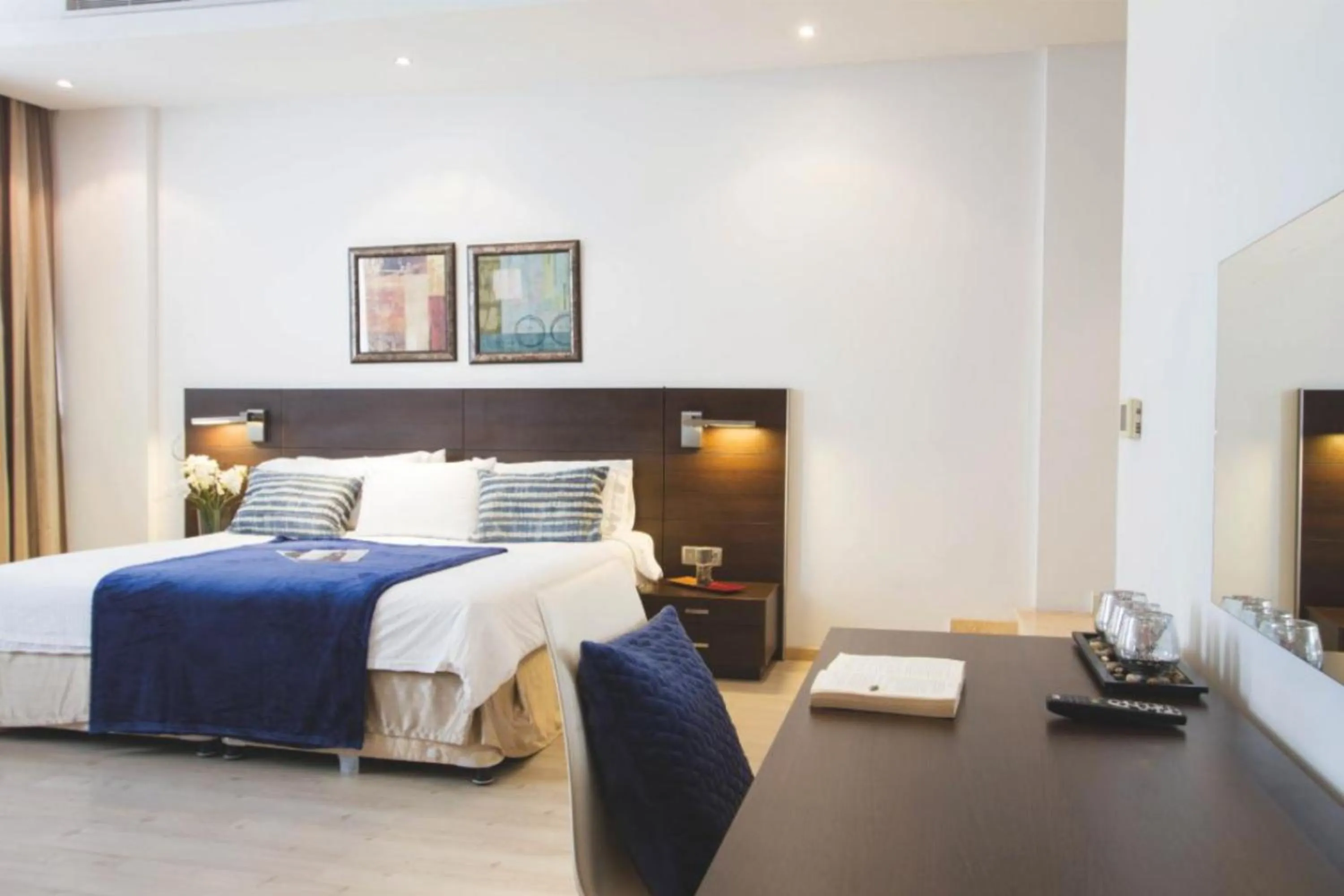 Bed in Butterfly Residence