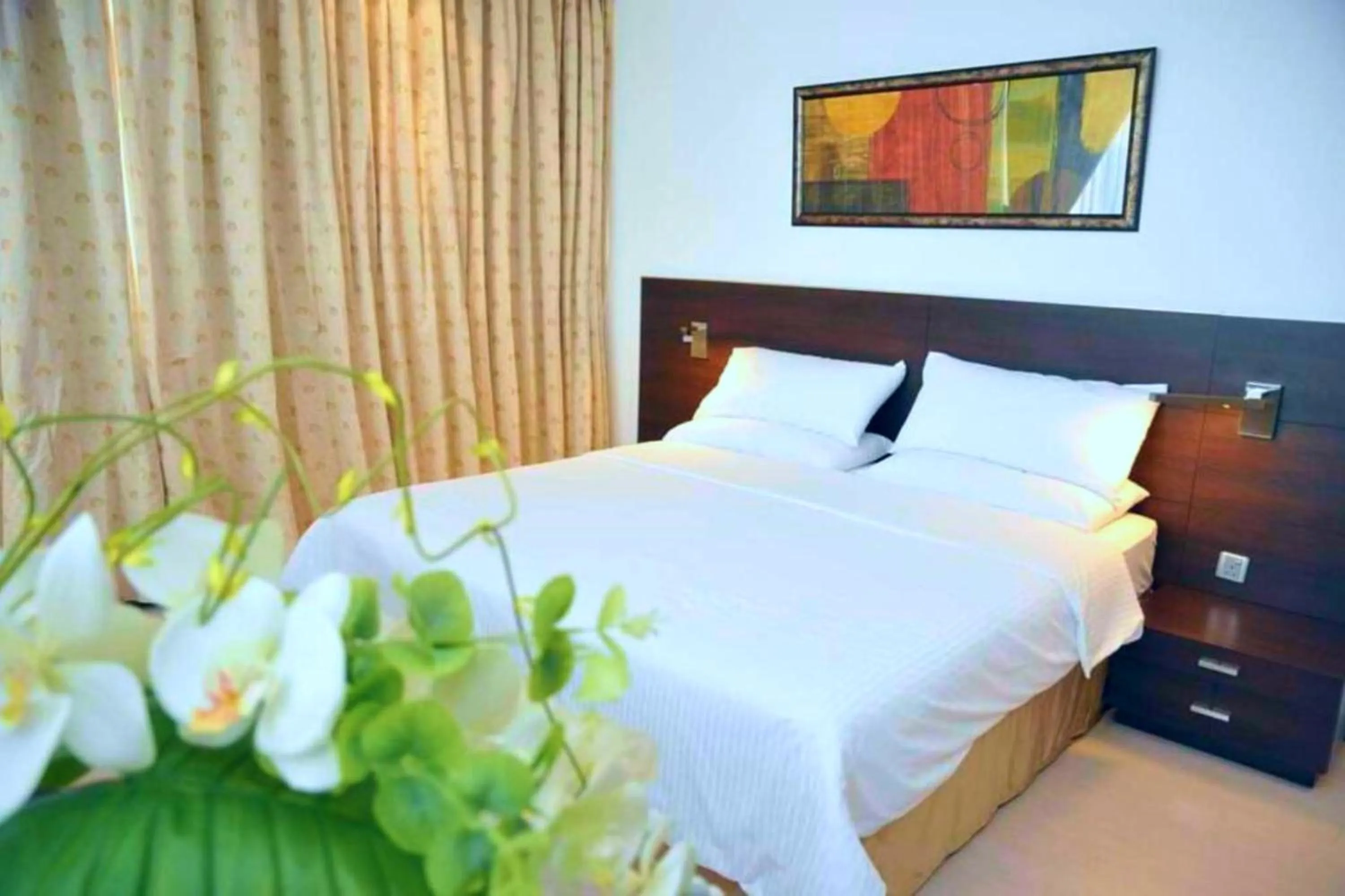 Bed in Butterfly Residence