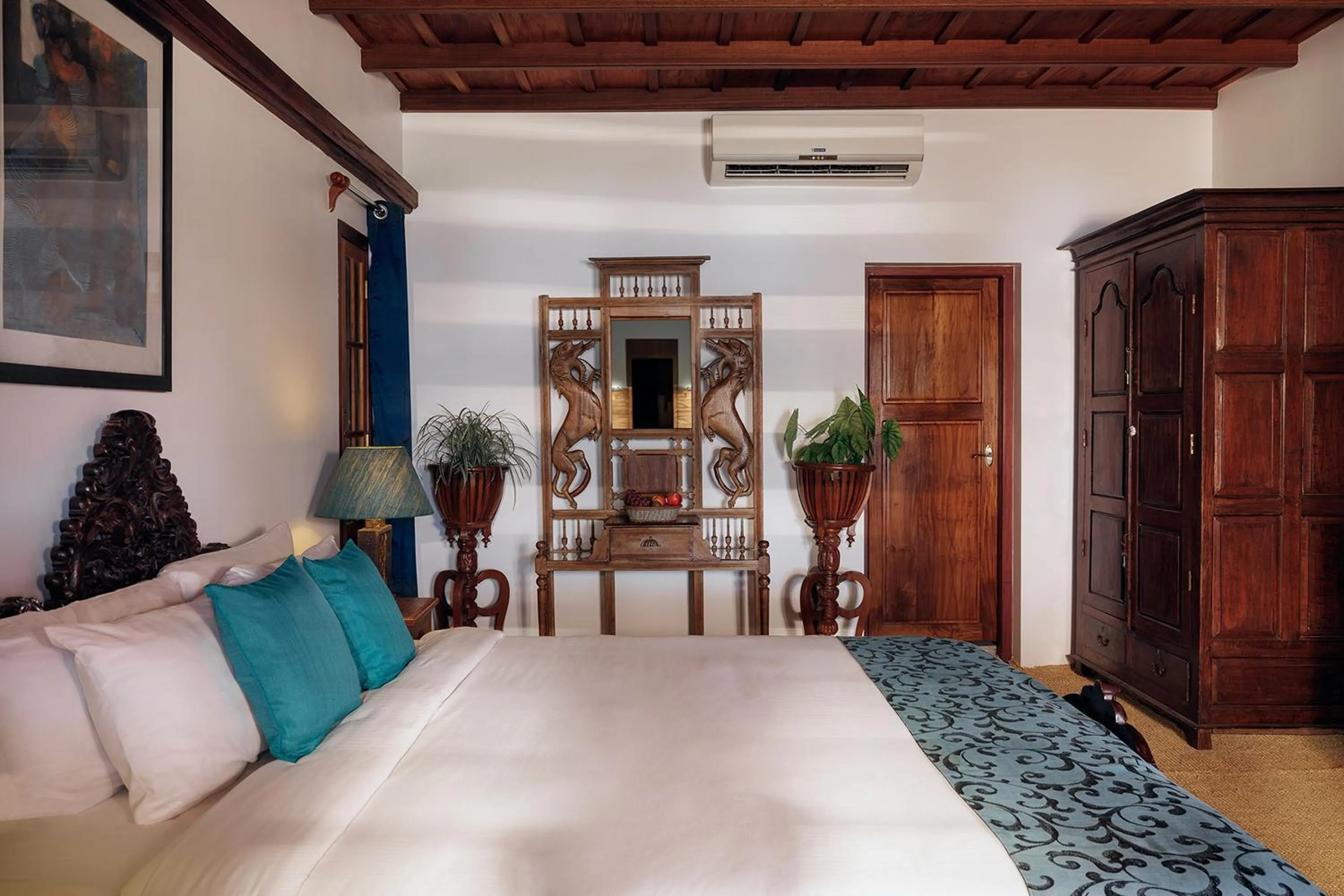 Bed in BluSalzz Villa - Muhamma, Alleppey - Kerala