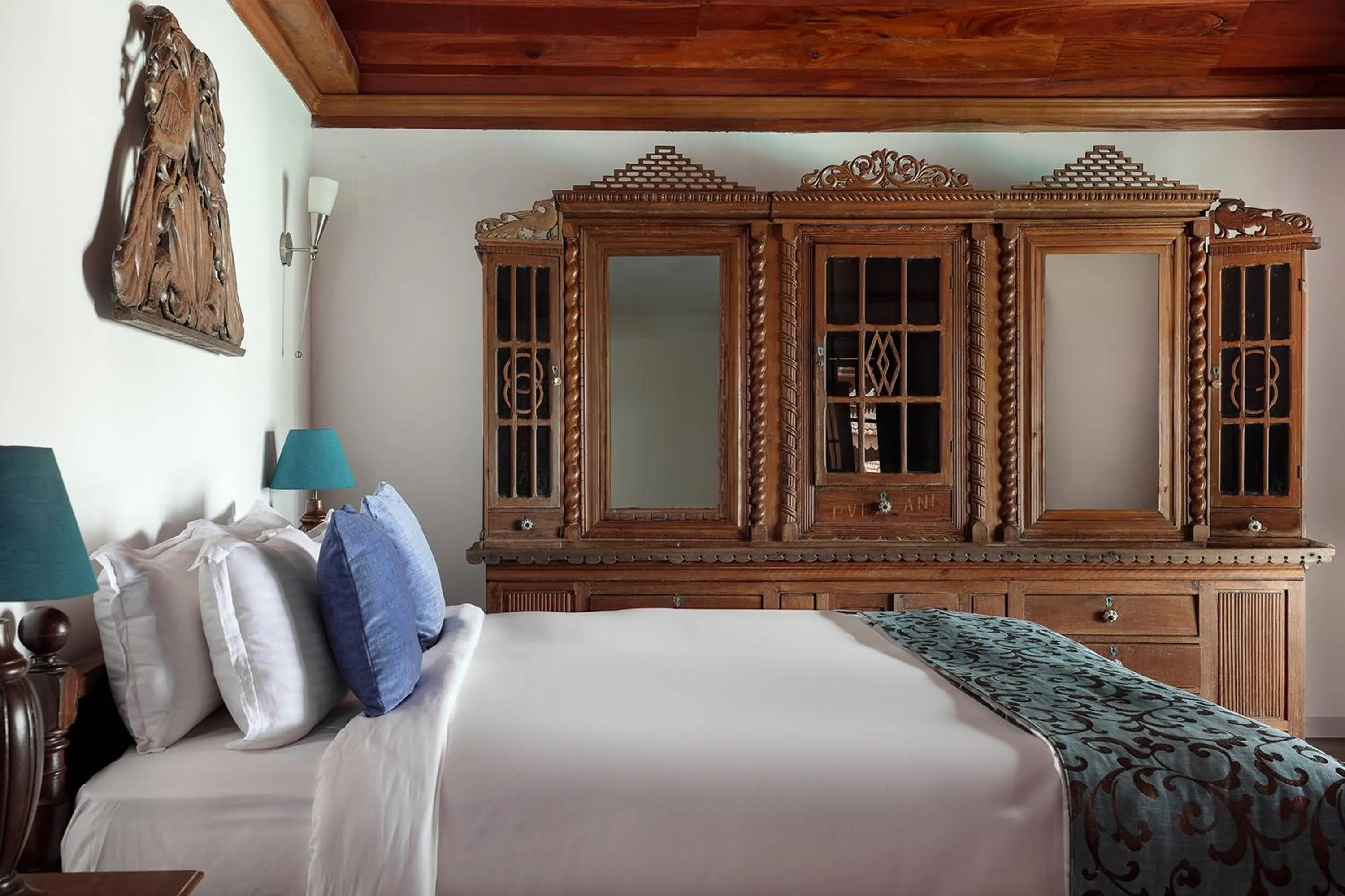 Bed in BluSalzz Villa - Muhamma, Alleppey - Kerala