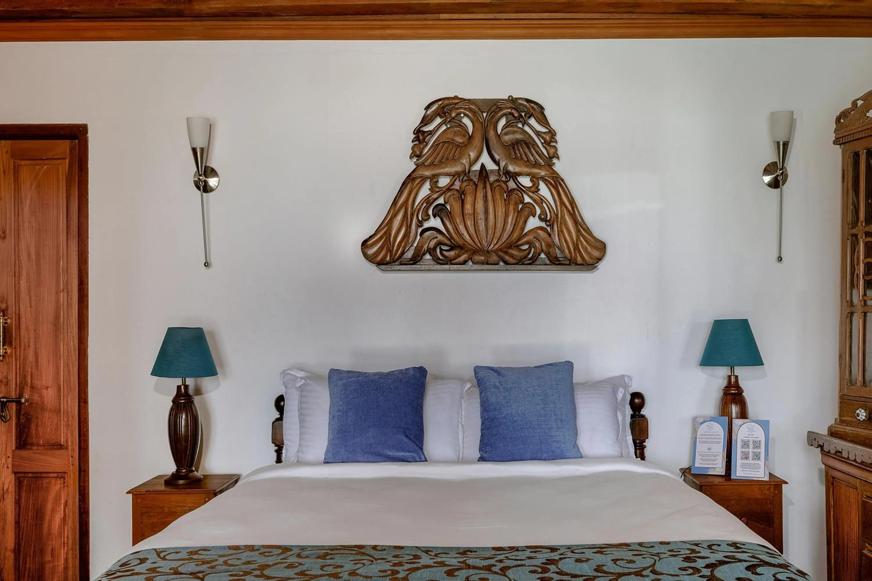 Bed in BluSalzz Villa - Muhamma, Alleppey - Kerala