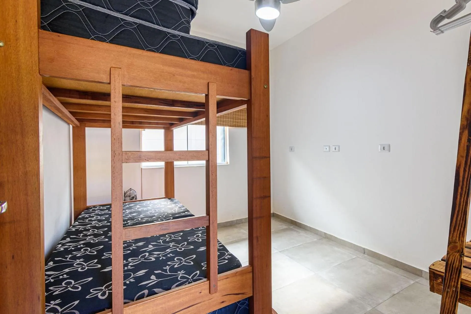 Bed in Apto com churrasqueira elétrica próximo à praia