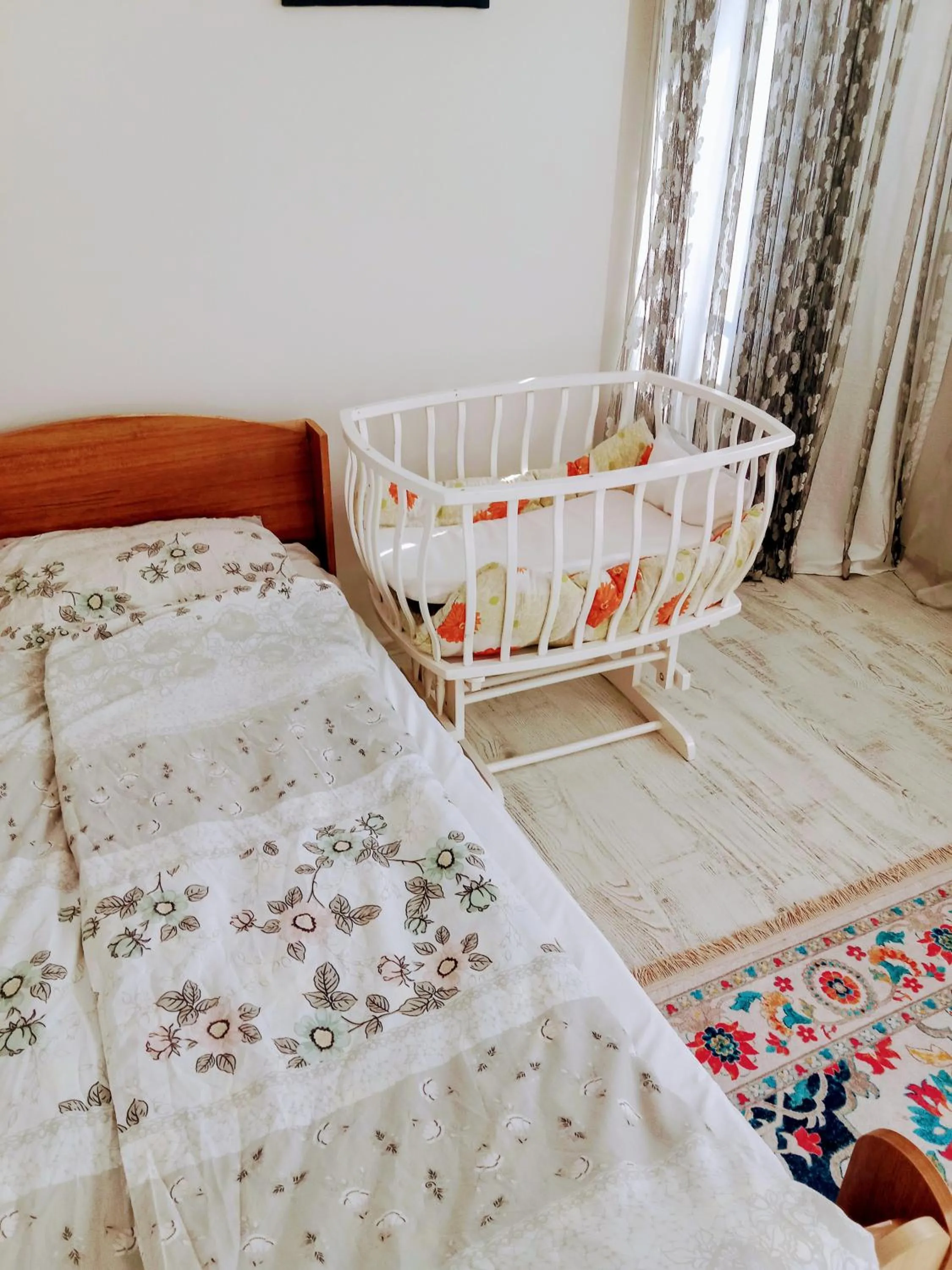 Bed in Ahmet teacher's villa, 6 minutes from the airport