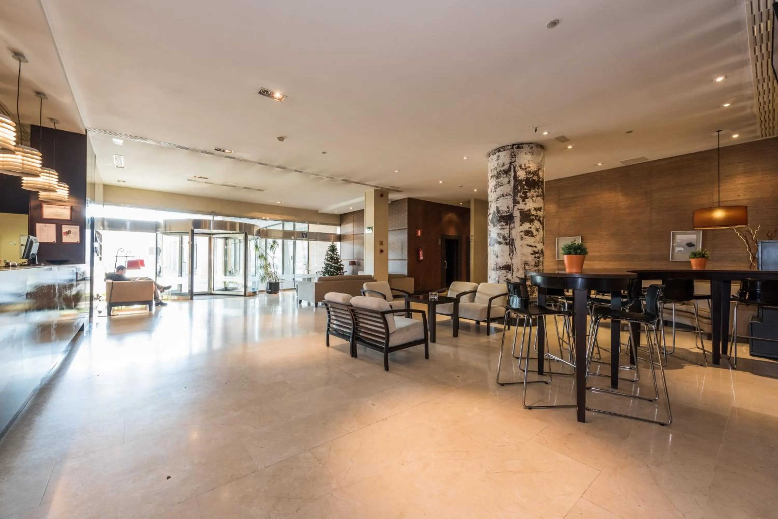 Lobby or reception in Hotel Mercader