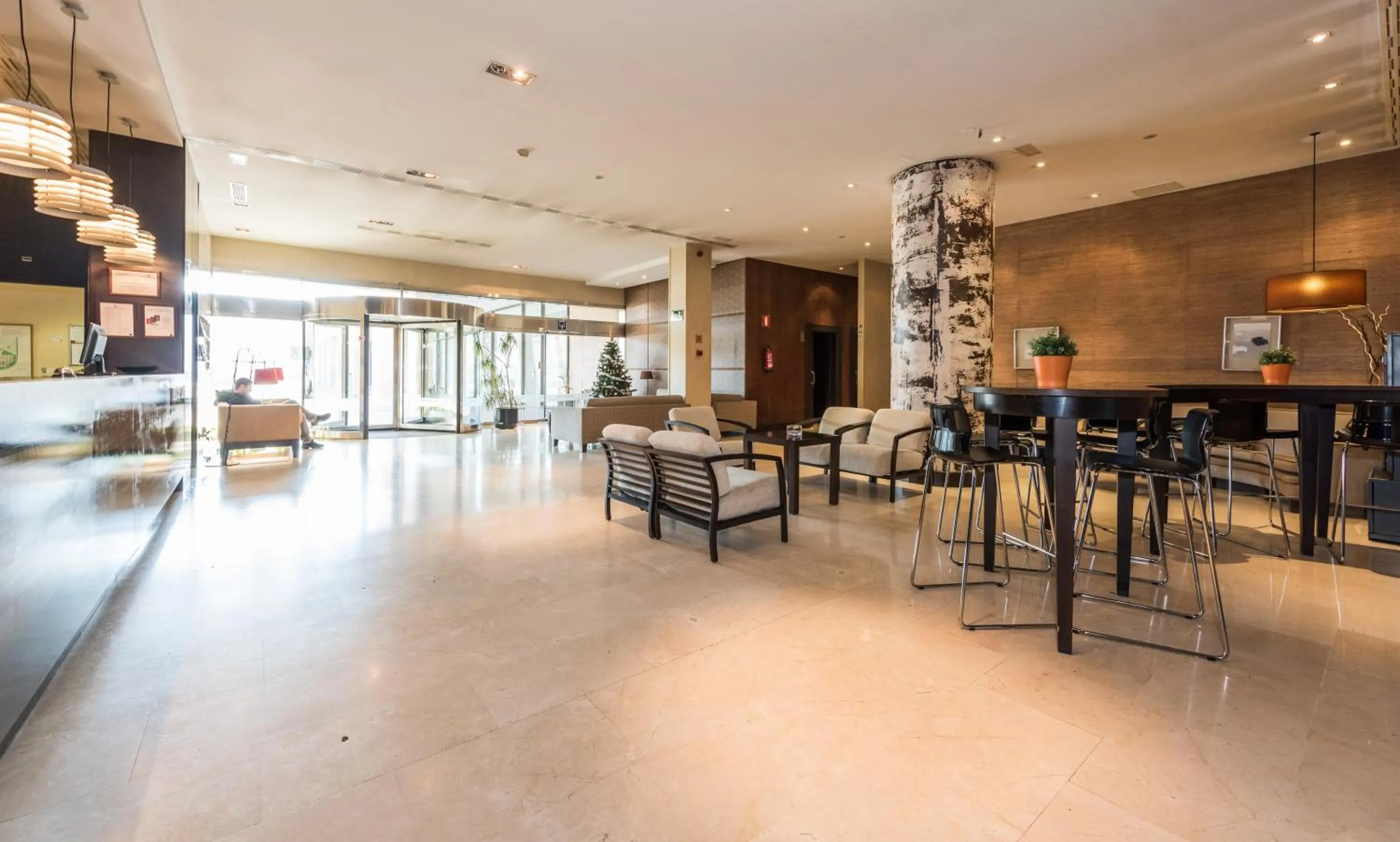 Lobby or reception in Hotel Mercader