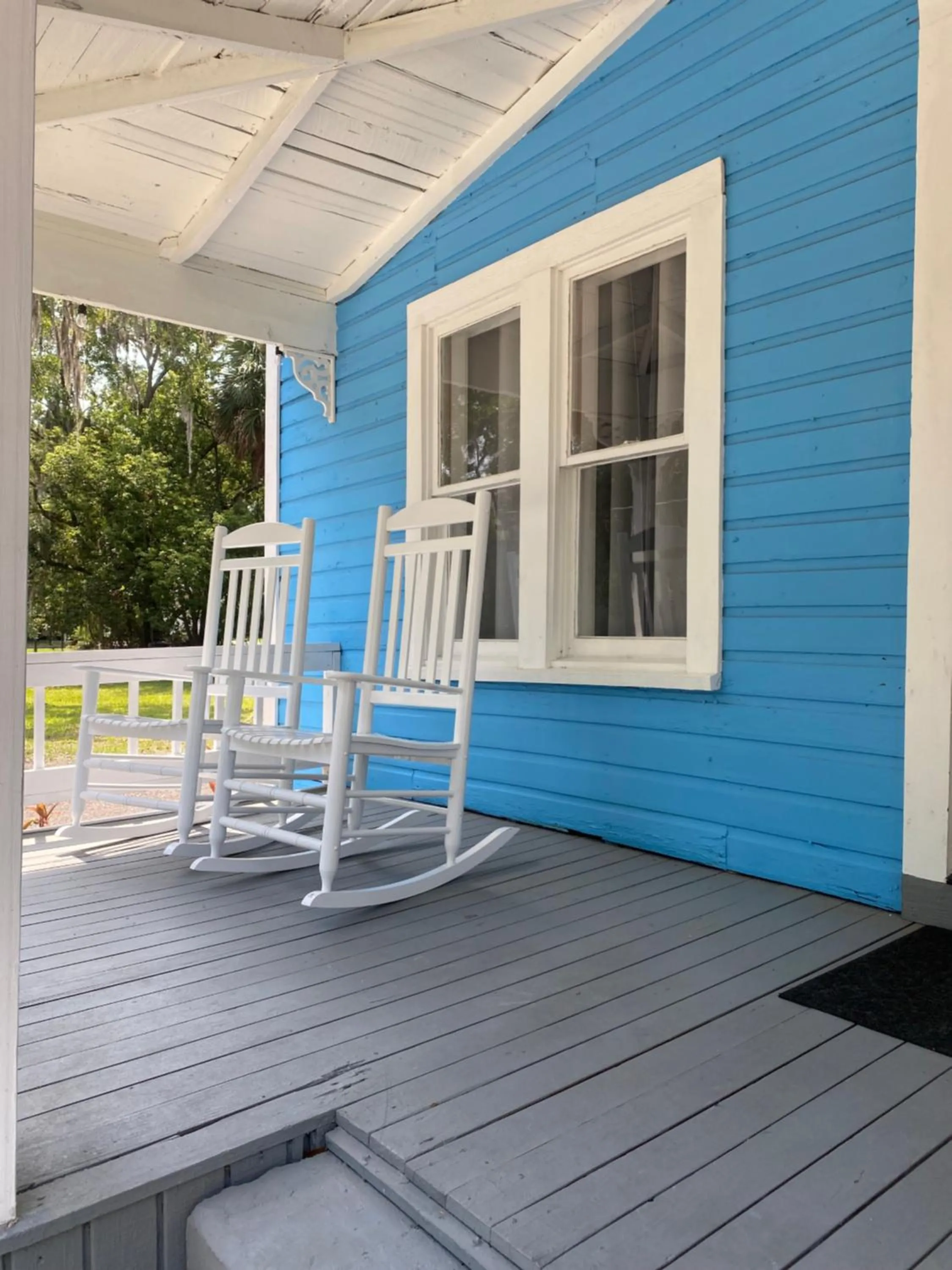 Patio in The Blue Aztec
