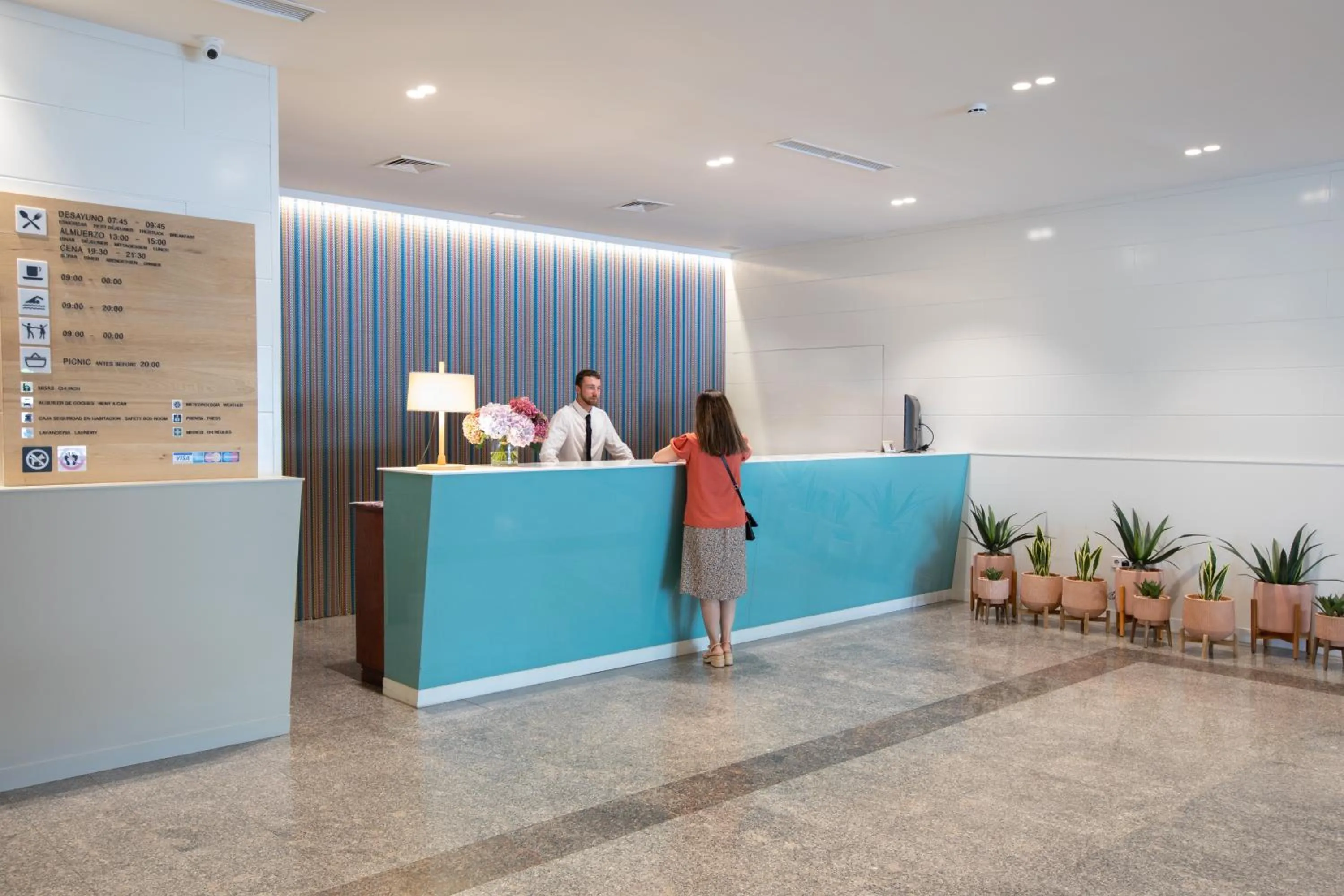 Lobby or reception in Prestige Goya Park