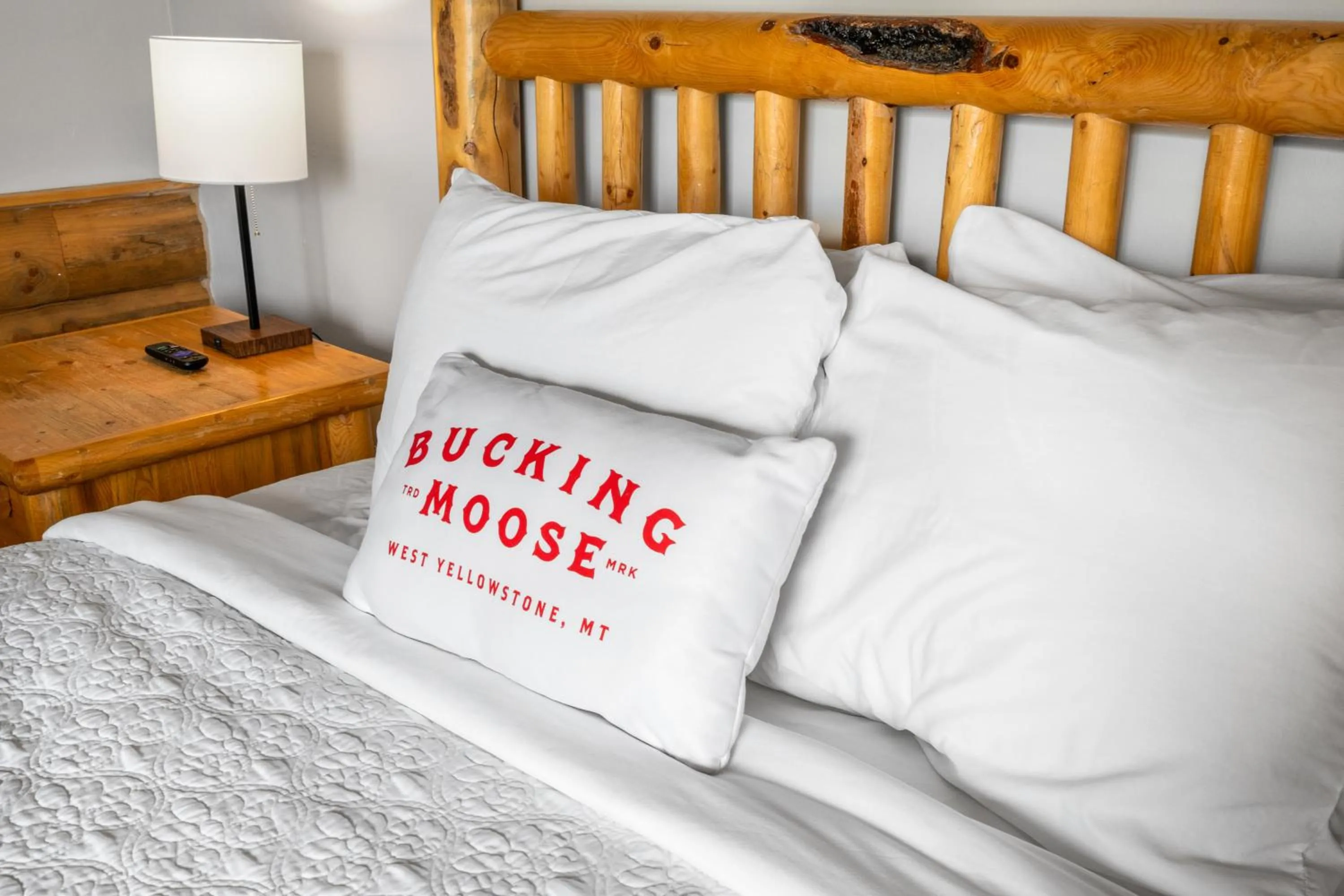 Bed in The Bucking Moose