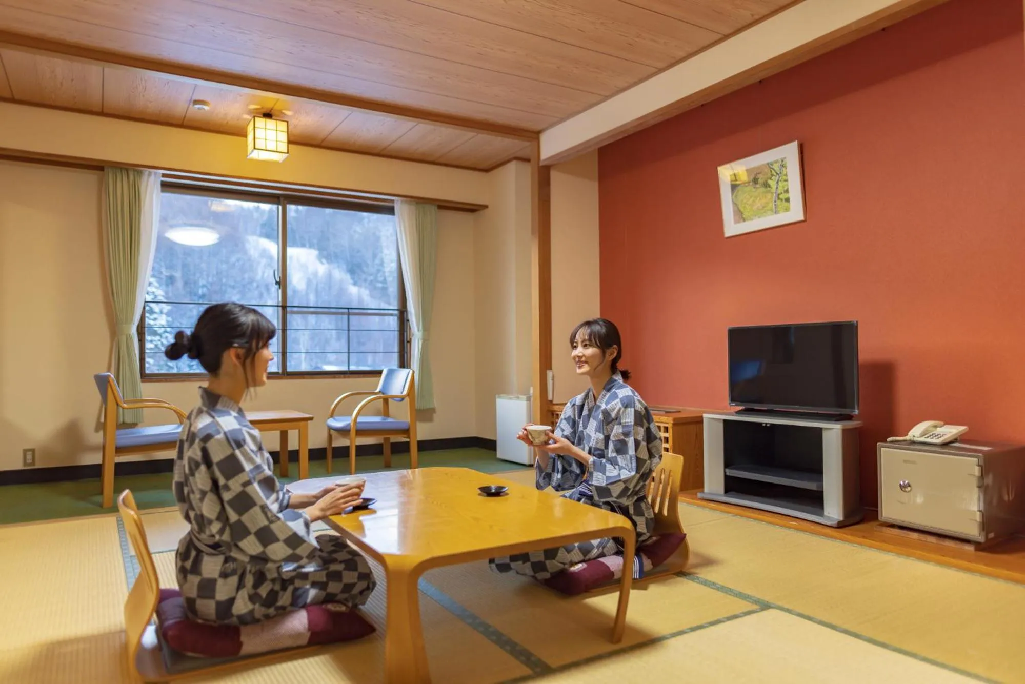 Guests in Kyukamura Norikura-Kogen