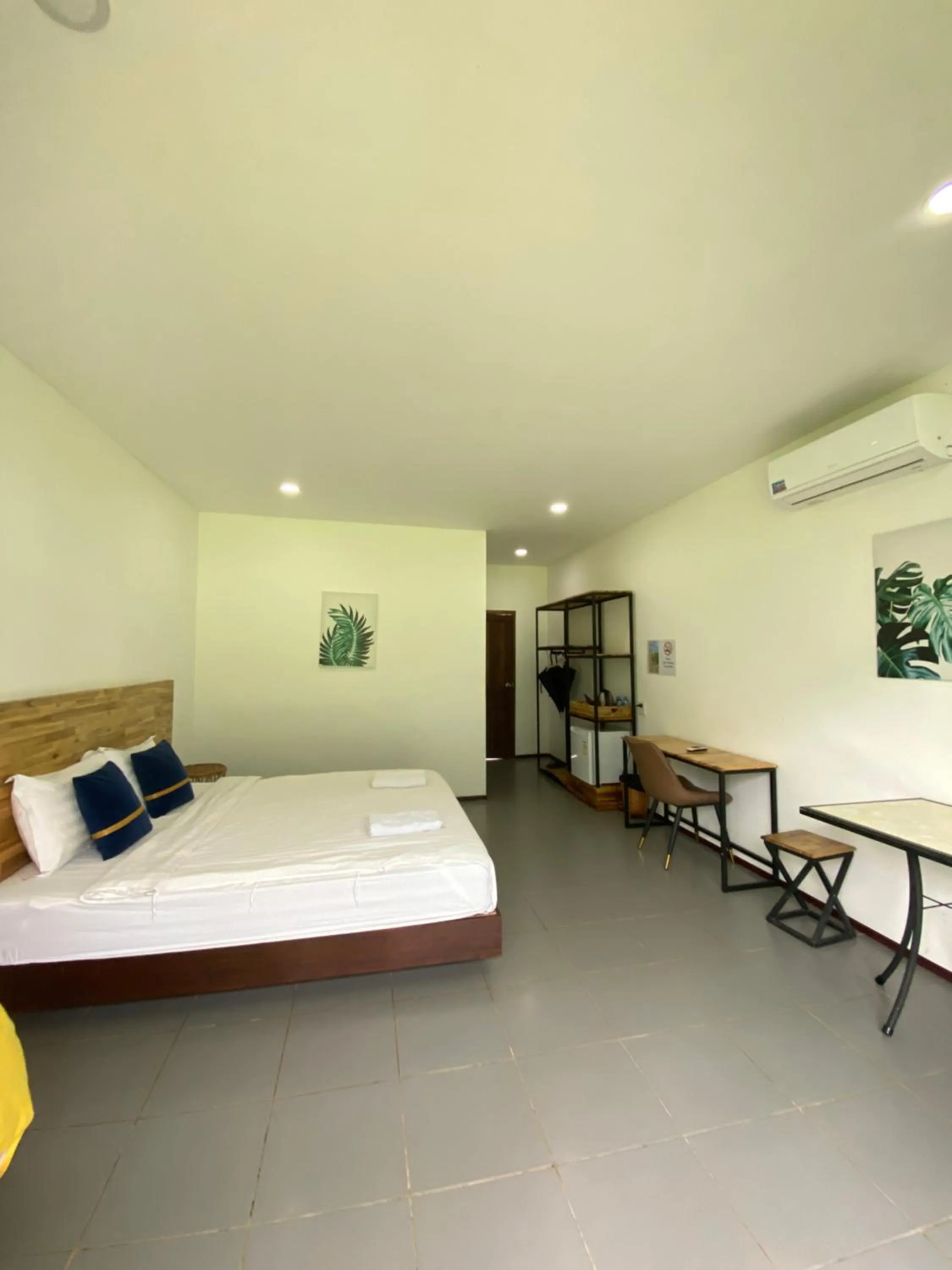 Bed in Vangvieng Angsavanh Resort