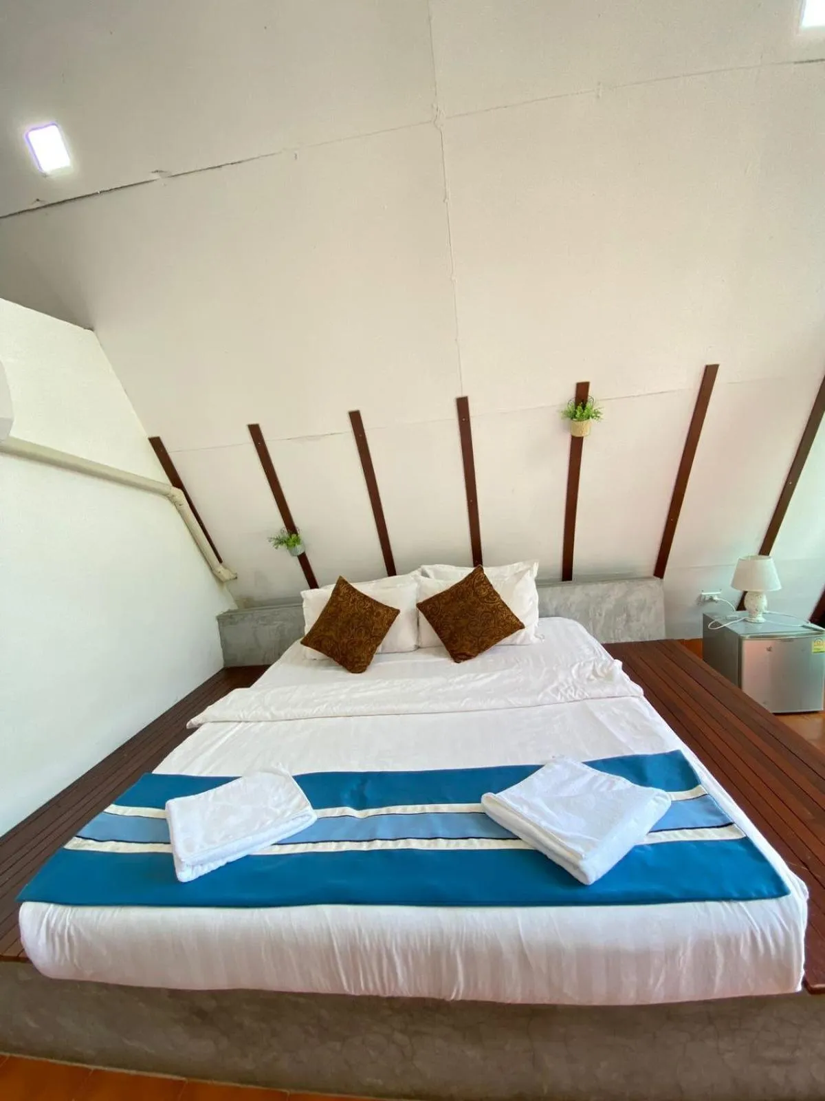 Bed in Vangvieng Angsavanh Resort