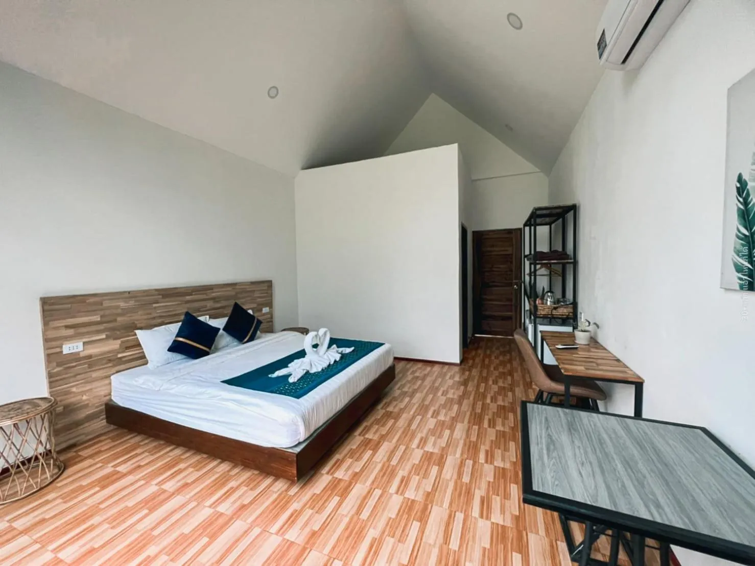 Bed in Vangvieng Angsavanh Resort