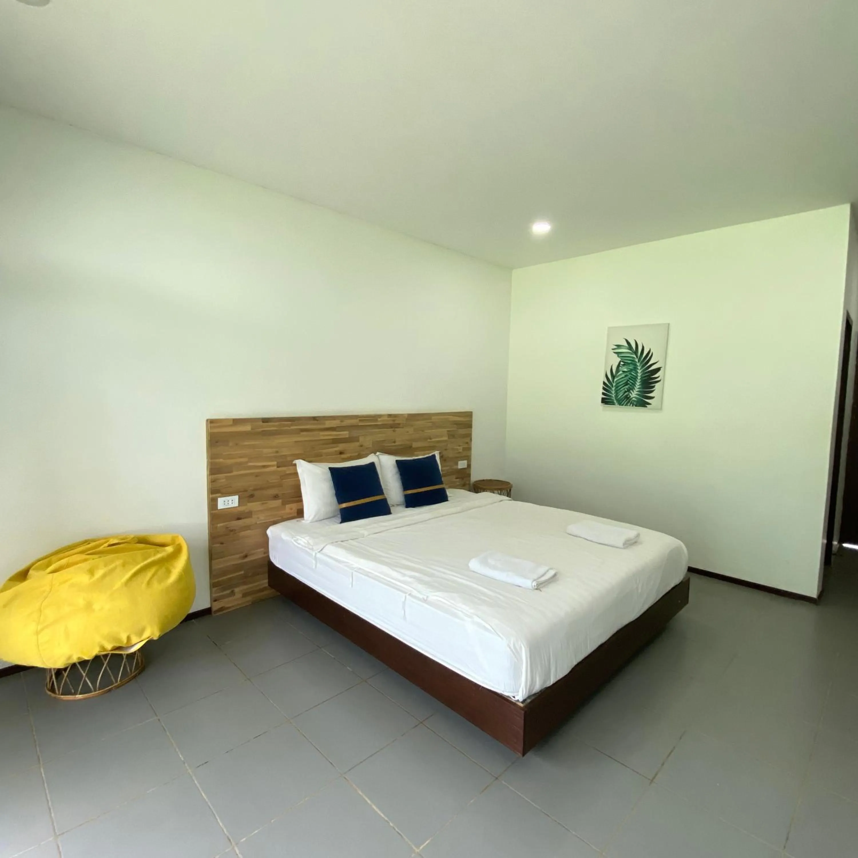 Bed in Vangvieng Angsavanh Resort