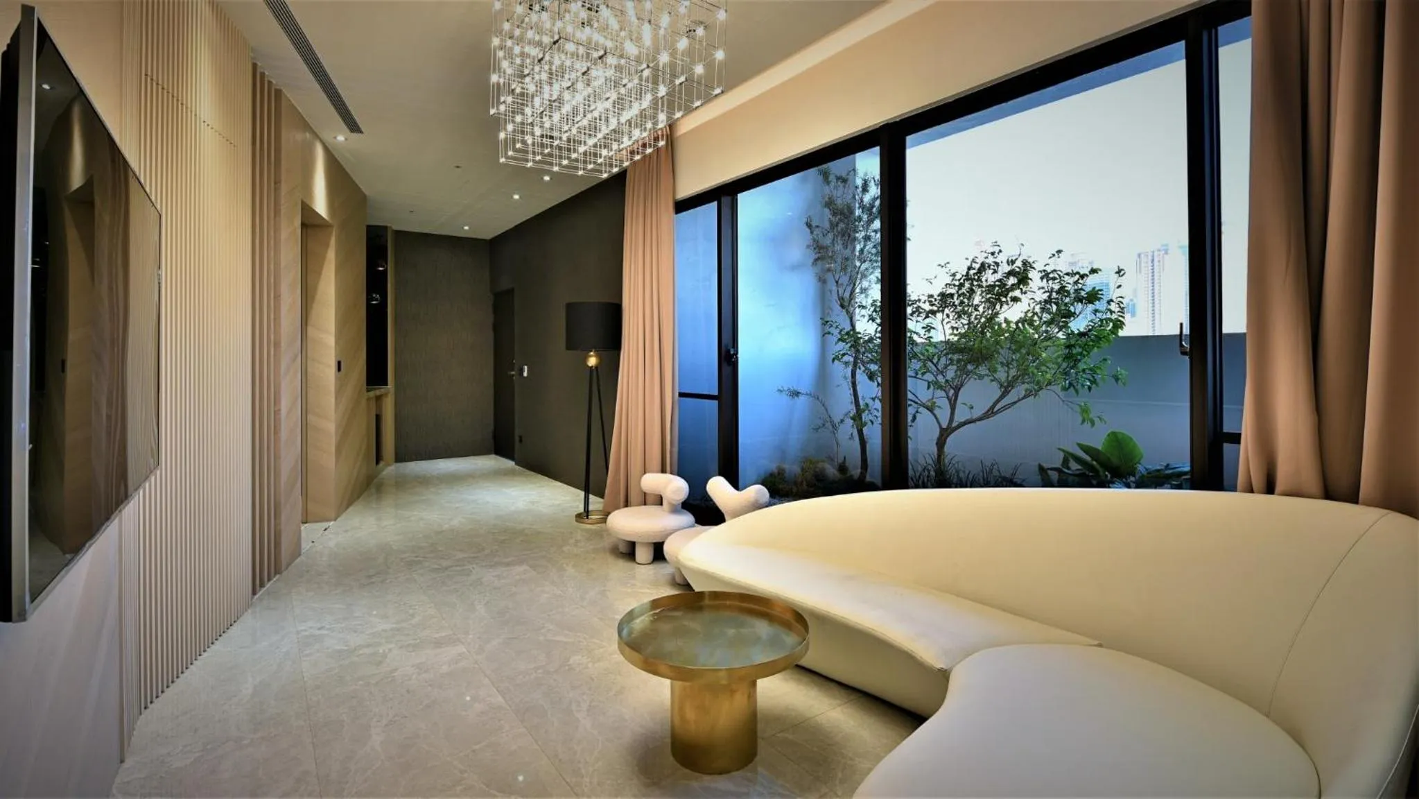 TV and multimedia, Bed in Domo Hotel