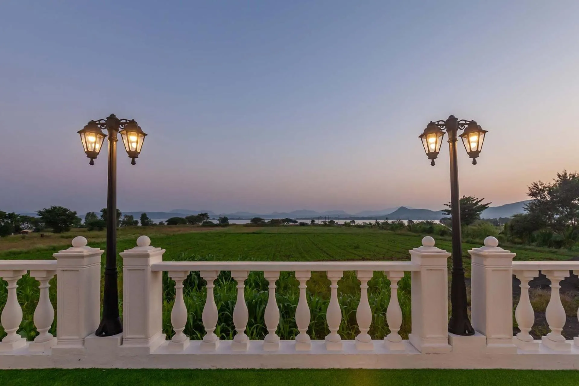 Natural landscape in StayVista's Lake La Vie - Tranquil Lake-View Villa Amidst Farmland with Pool and Poolside Gazebo - Proximity to Sula