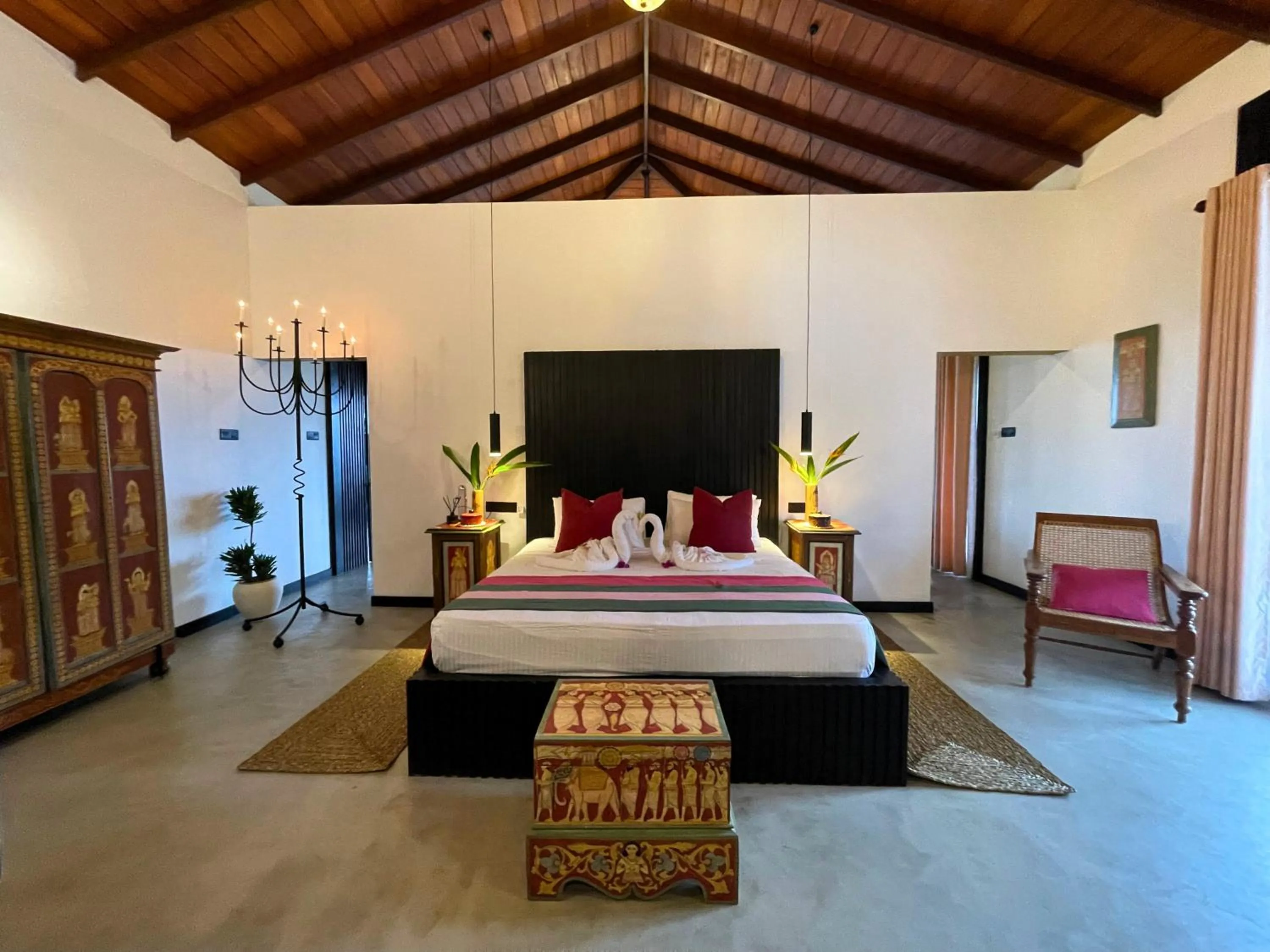 Bed in D' Art VILLA RETREAT AND SPA