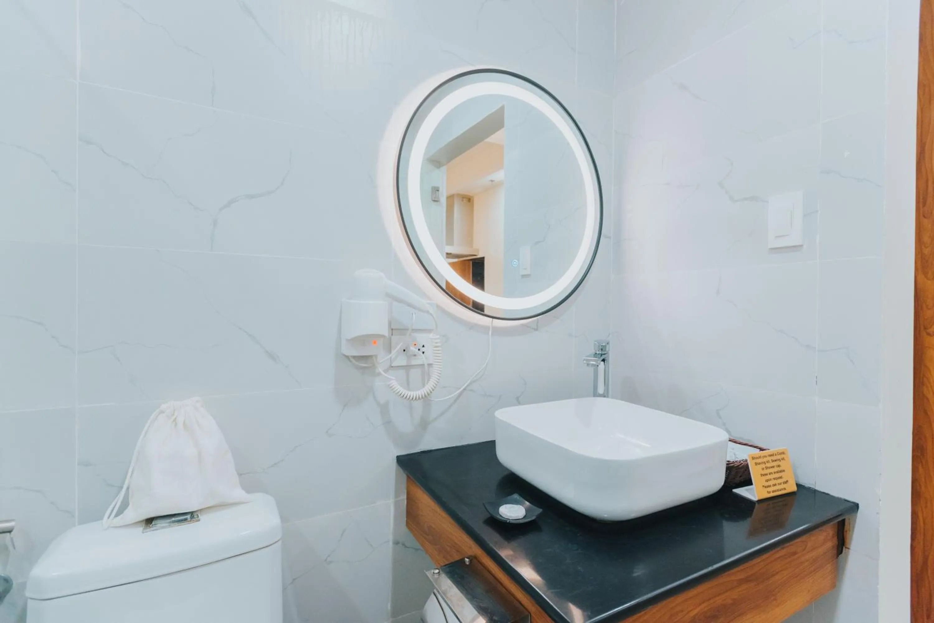 Bathroom in SureStay Studio by Best Western Clarkview Angeles City