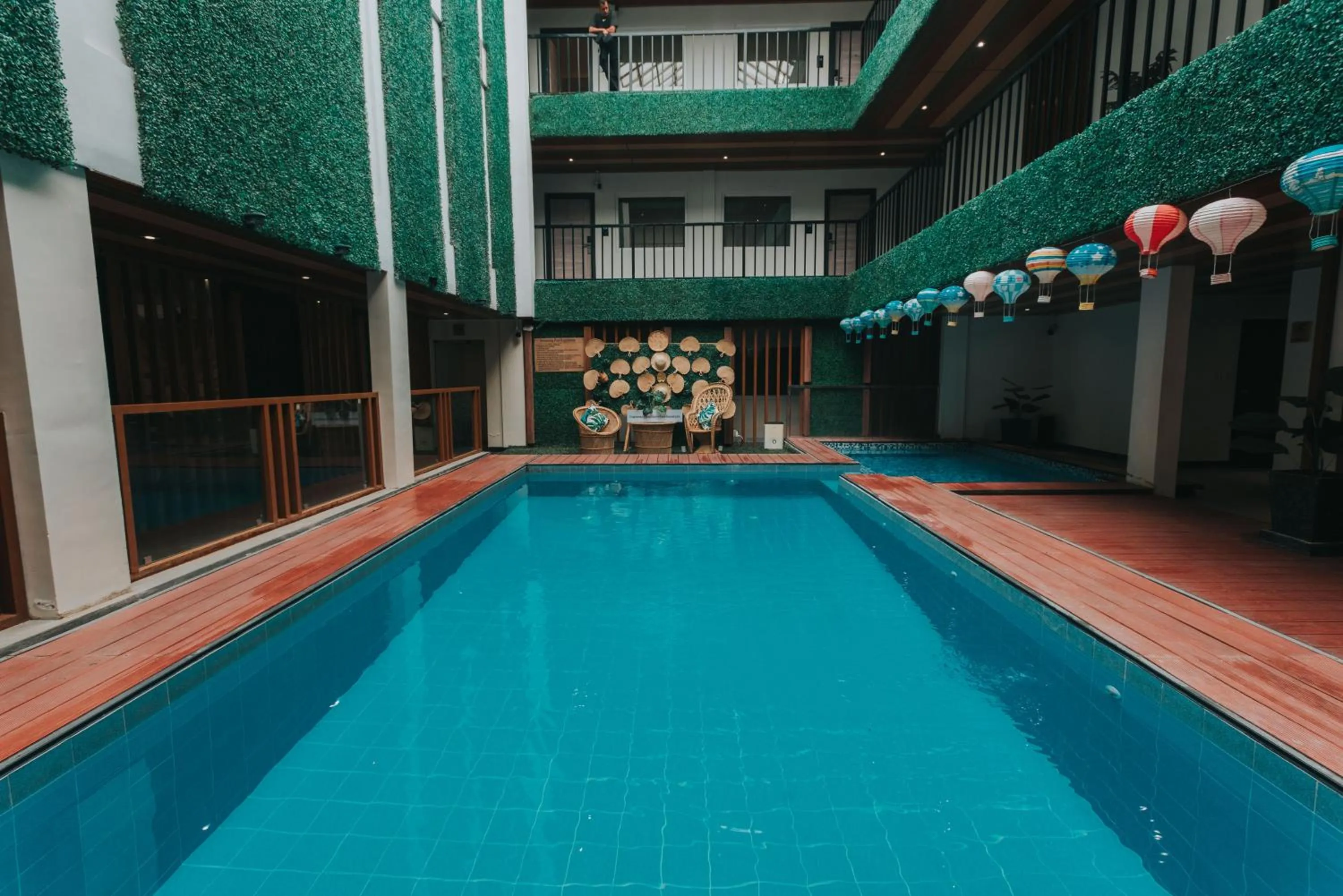 Swimming pool in SureStay Studio by Best Western Clarkview Angeles City