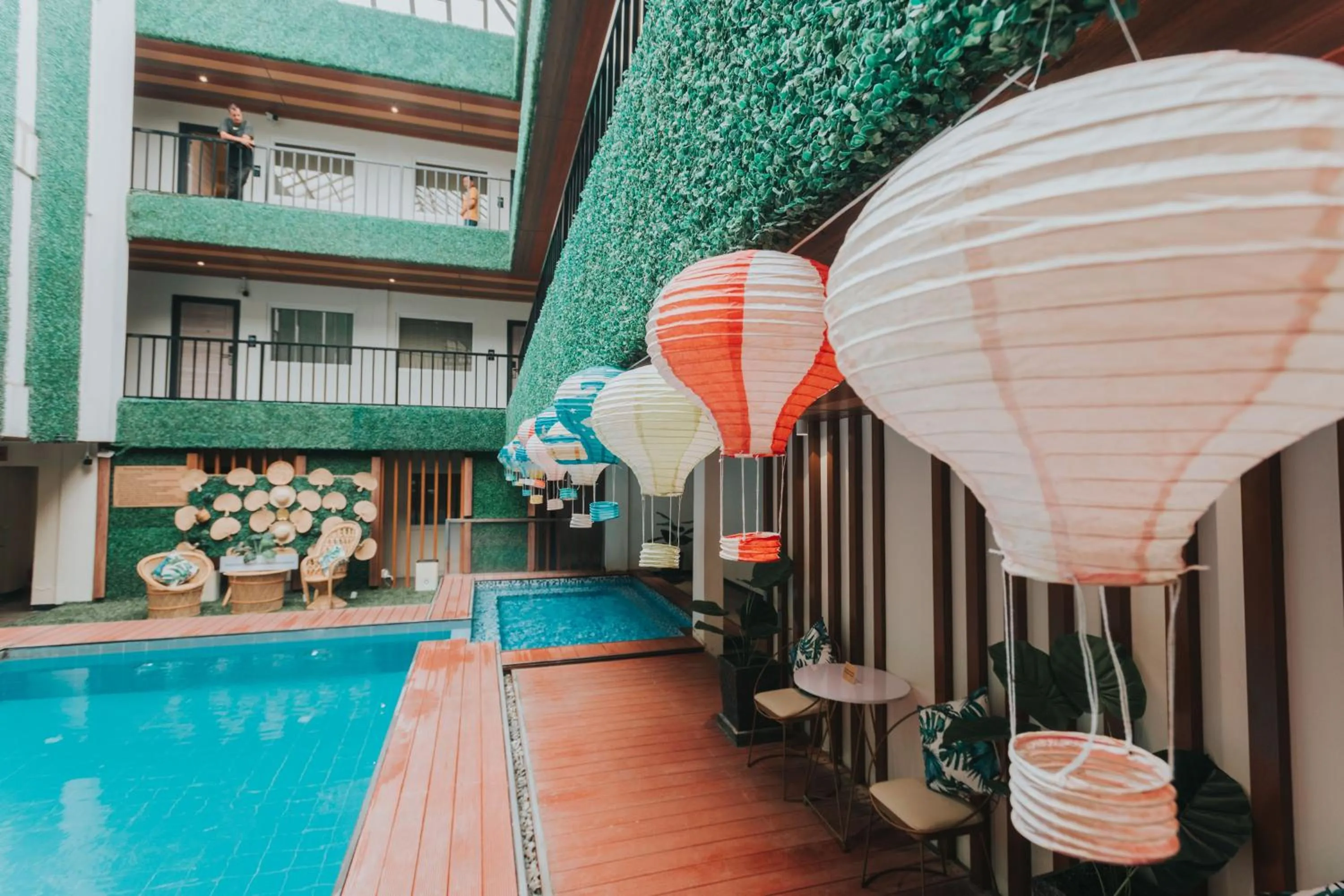 Swimming pool in SureStay Studio by Best Western Clarkview Angeles City